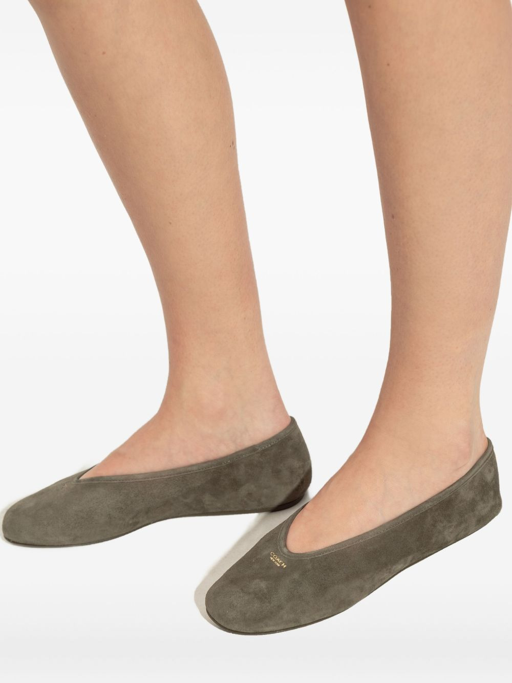 suede ballet flats - 5