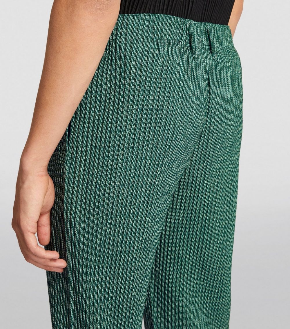 Zipper Chain Pleated Trousers - 6