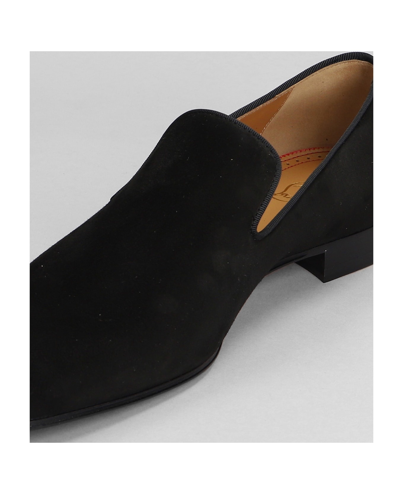 Dandelion Flat Loafers In Black Suede - 5
