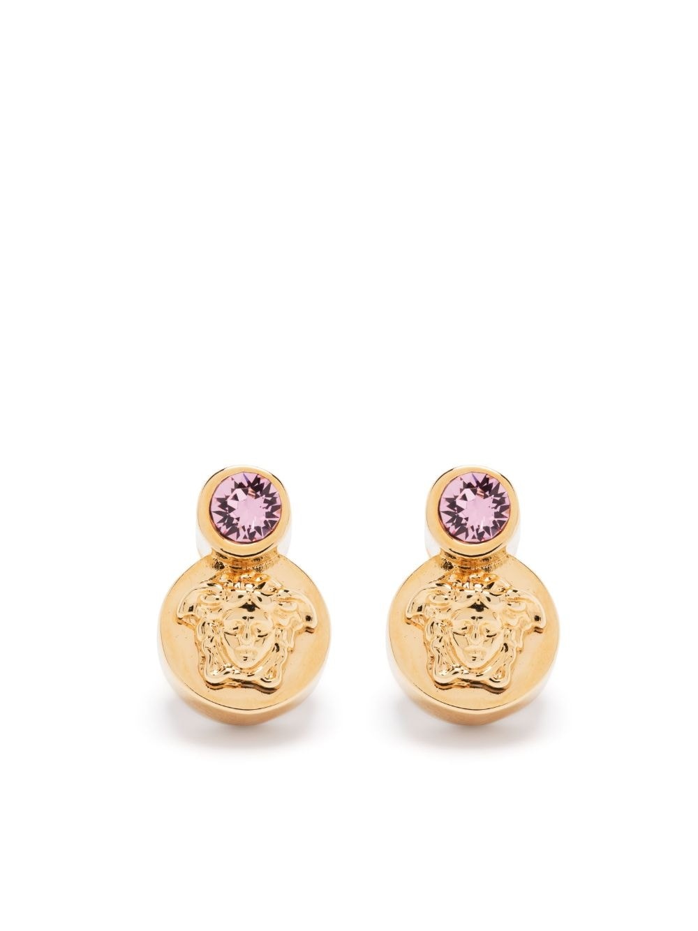 Medusa-plaque stud earrings - 1