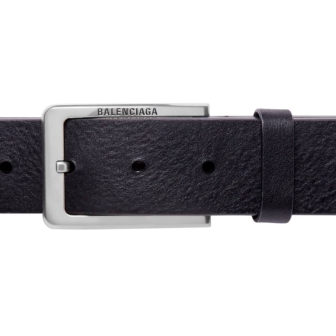 rectangle buckle belt - 3