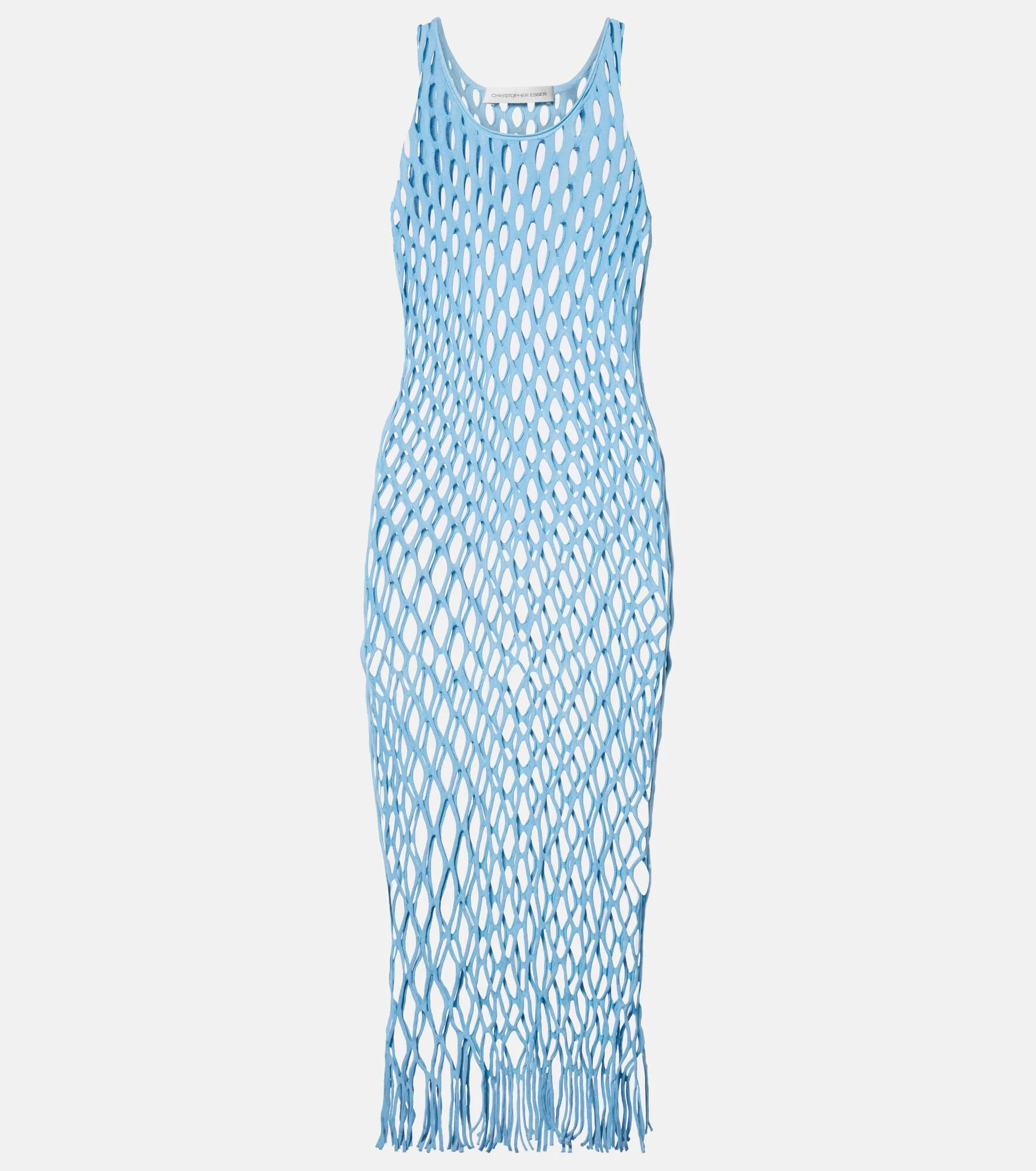 Knitted mesh beach dress - 1