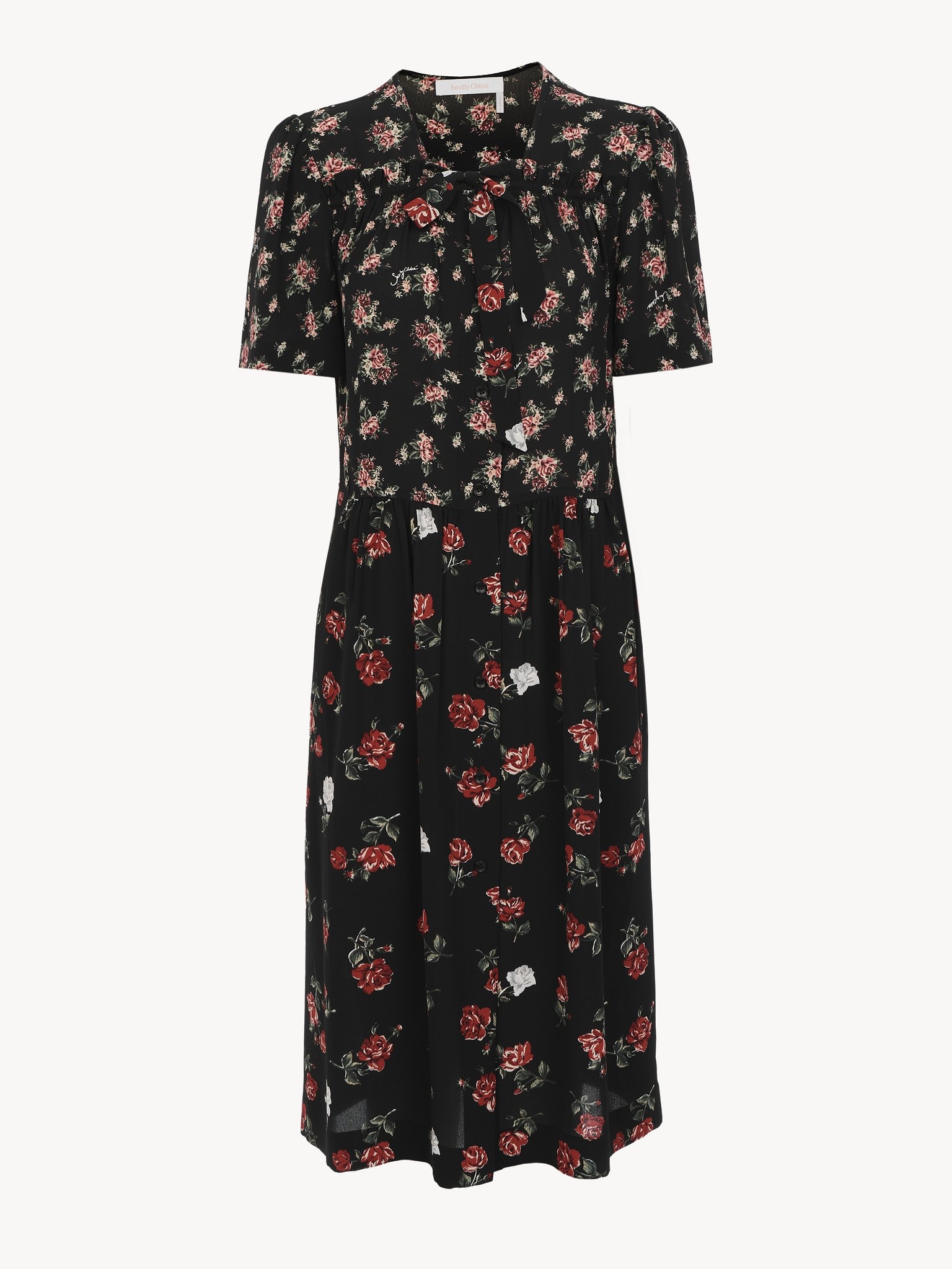 MIDI DRESS WITH PRINT - 4