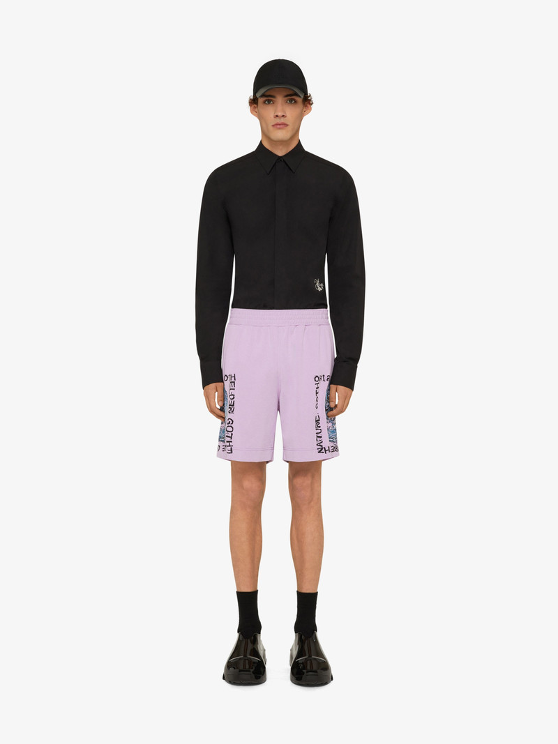 Givenchy BERMUDA IN JERSEY WITH 4G SKULL EMBROIDERY outlook