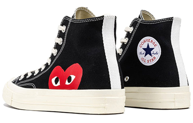 Converse x COMME des GARCONS PLAY Chuck 70 Hi 'Black Red' 150204C - 5