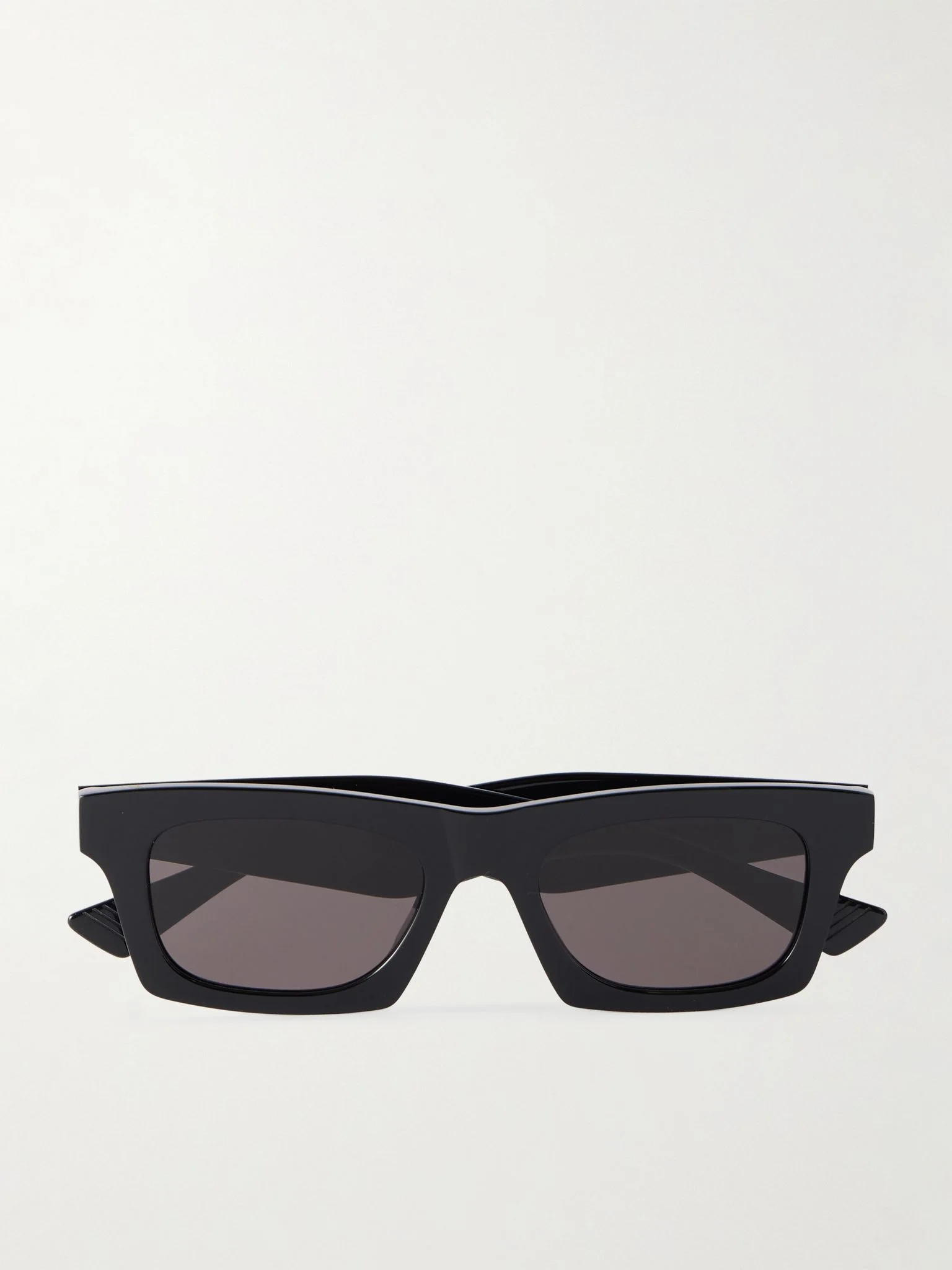 New Entry Square-Frame Recycled-Acetate Sunglasses Black - 1