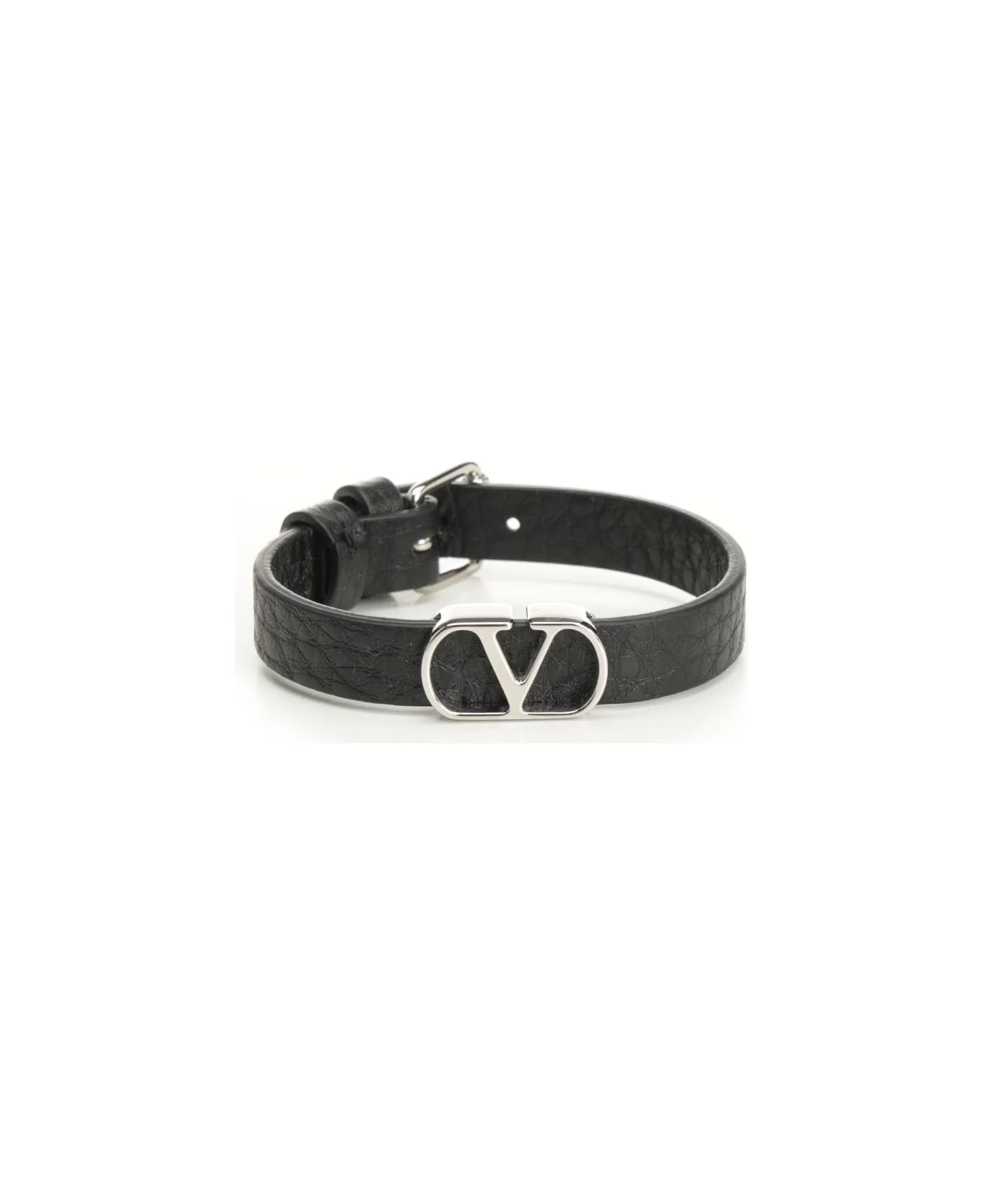 Vlogo Signature Leather Bracelet - 1