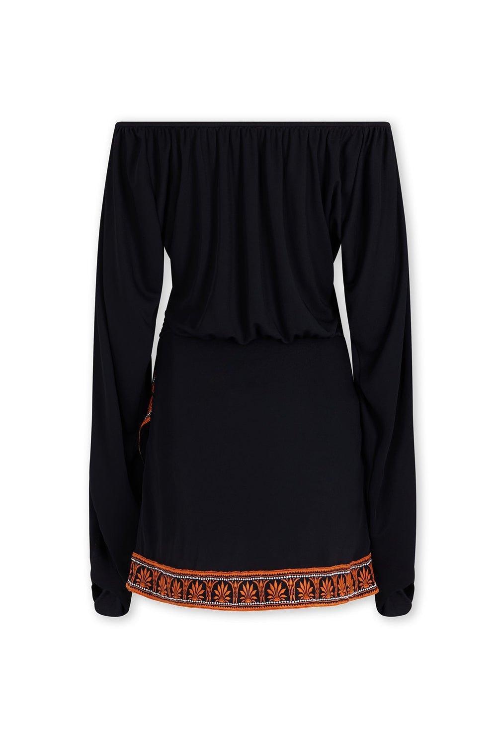 Drape Mini Dress - 5