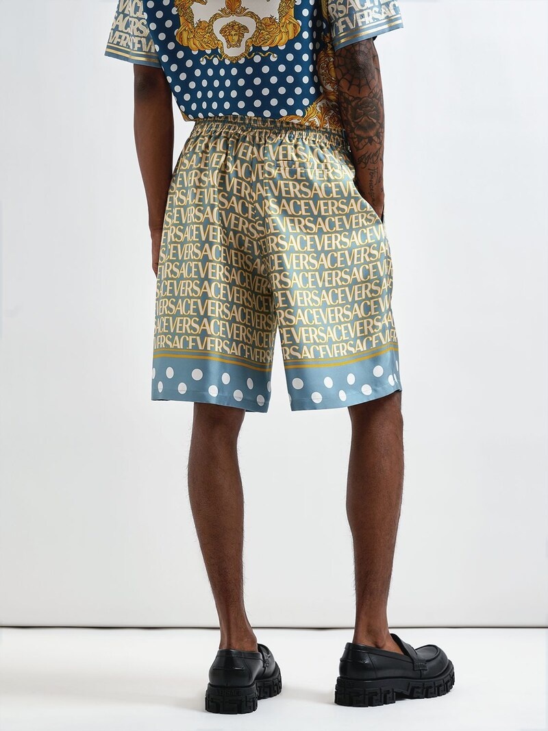 Printed silk shorts - 3