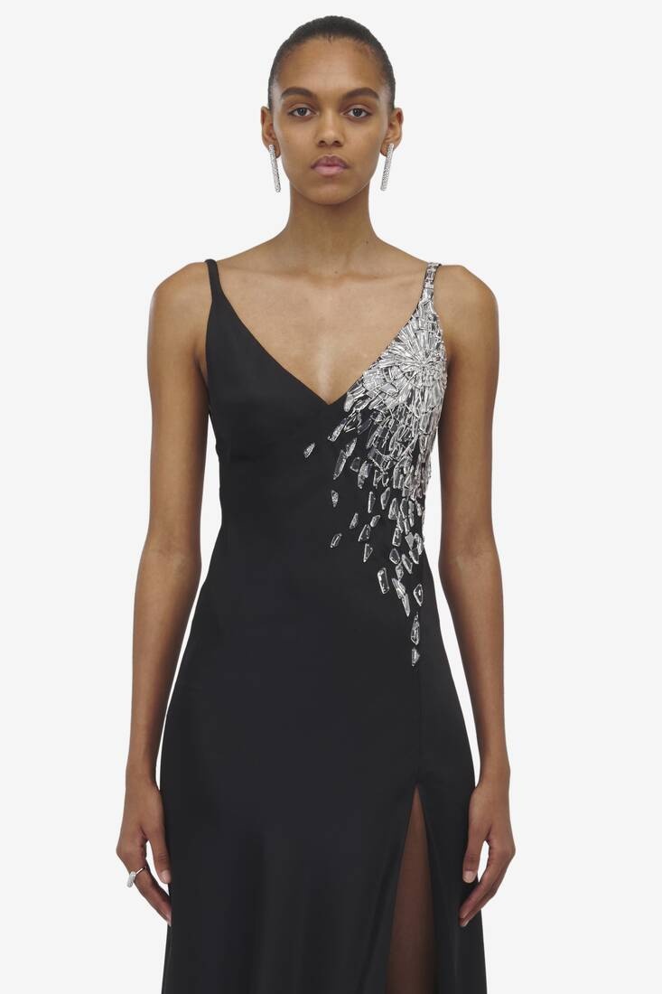 Smashed Glass Embroidered Dress - 6