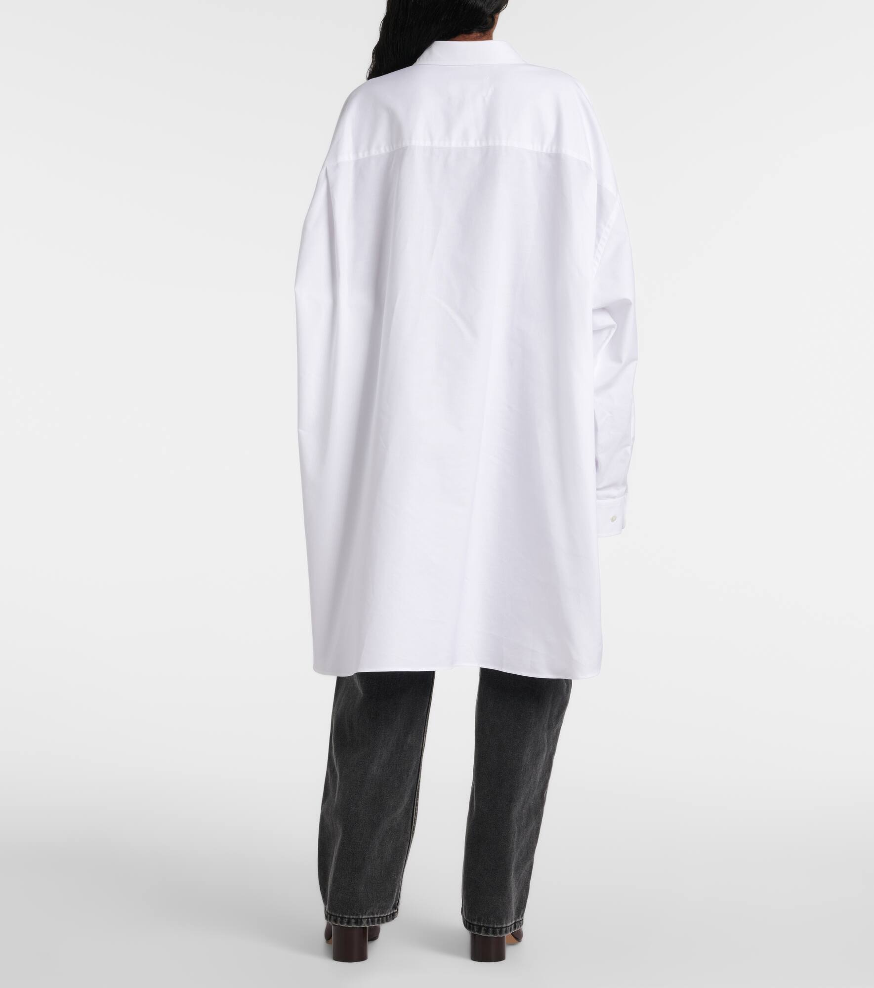 Oversized cotton shirt - 4