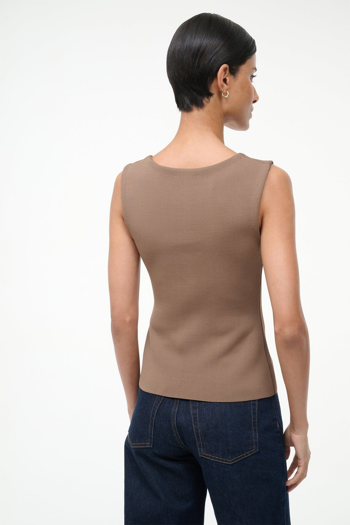 STAUD MARISA TOP TAUPE - 3
