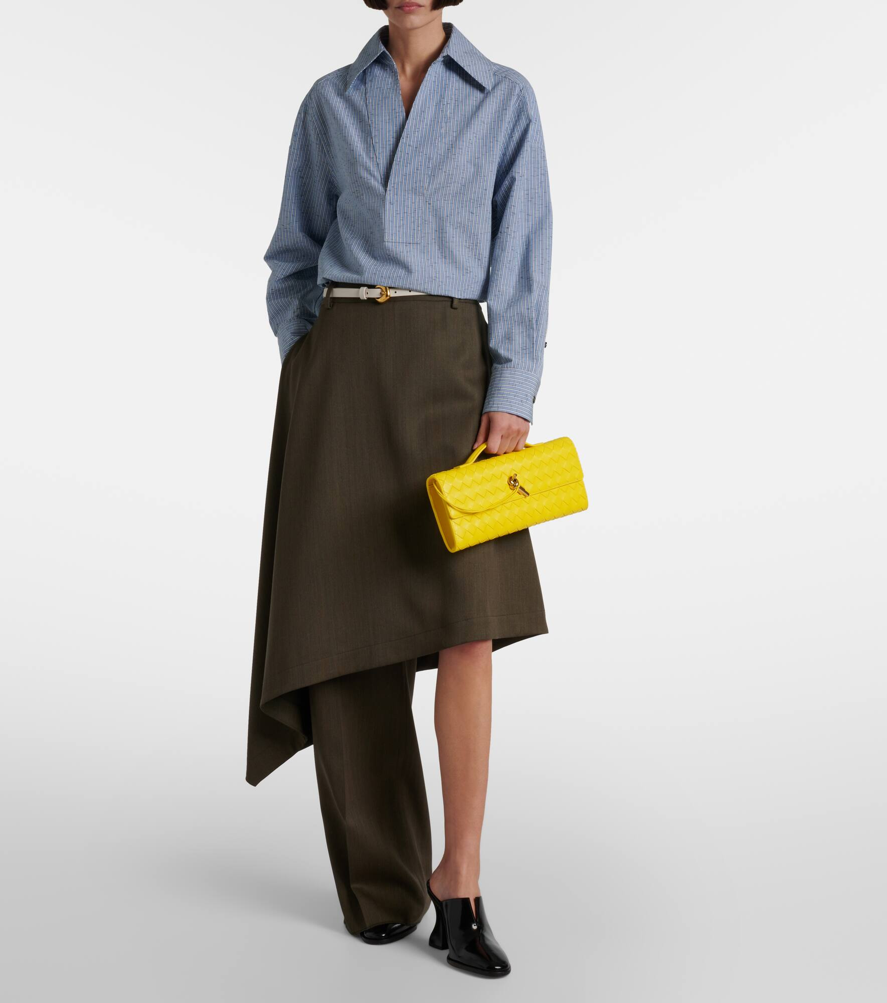 Andiamo Intrecciato leather clutch - 5