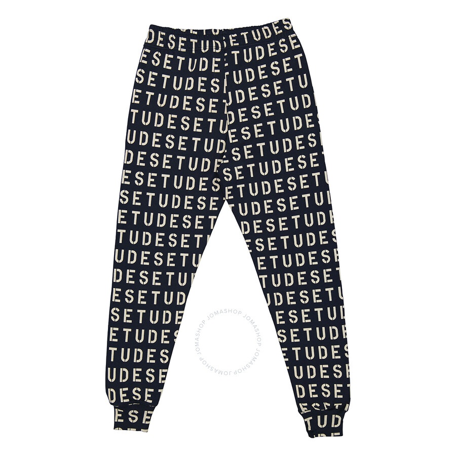 Etudes Men's Tempra Stencil Logo All-Over Pants - 5