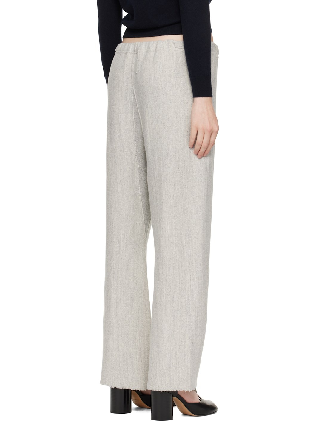 Gray Jersey Lounge Pants - 3