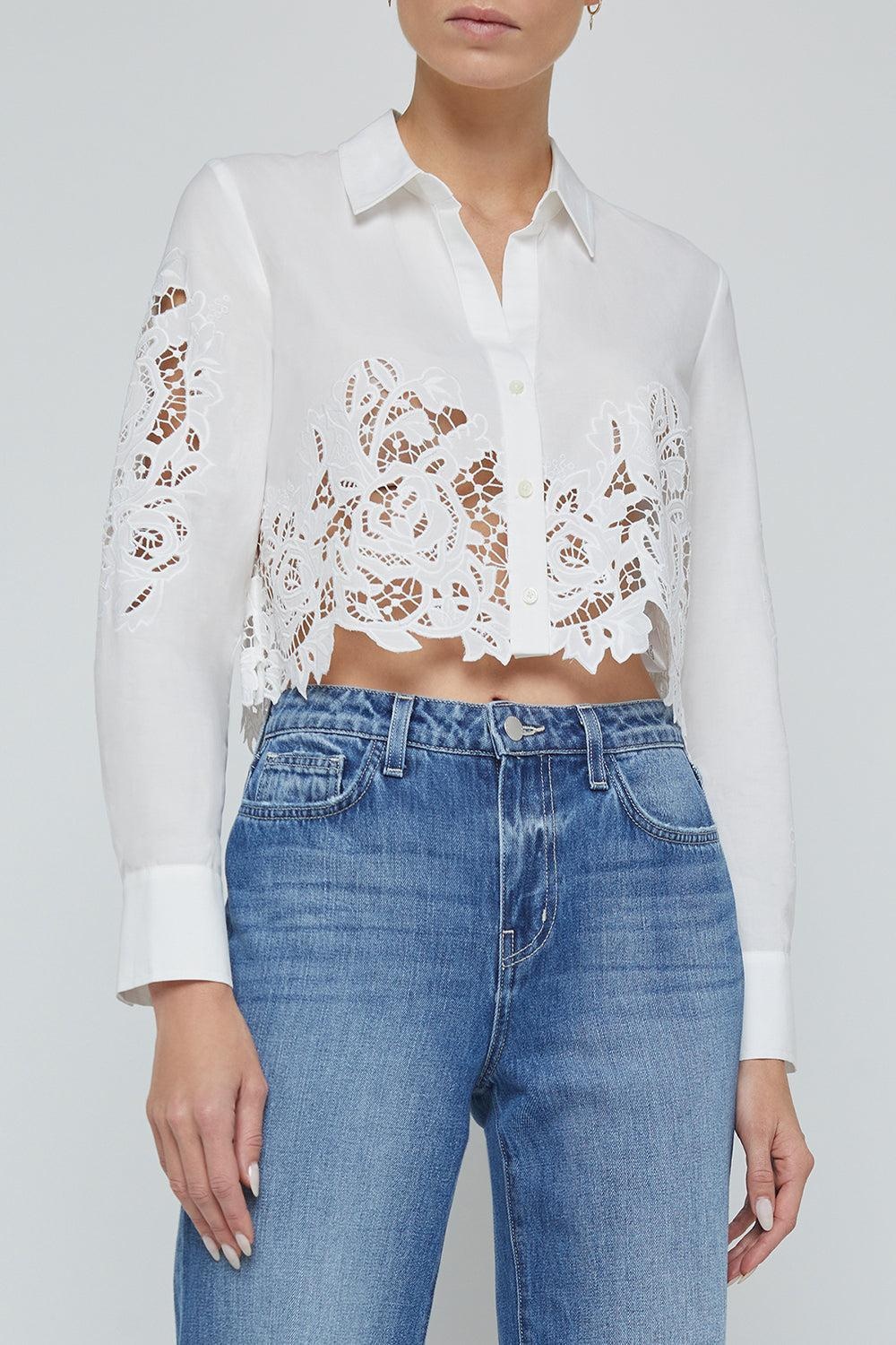 Seychelle Cropped Blouse - 3