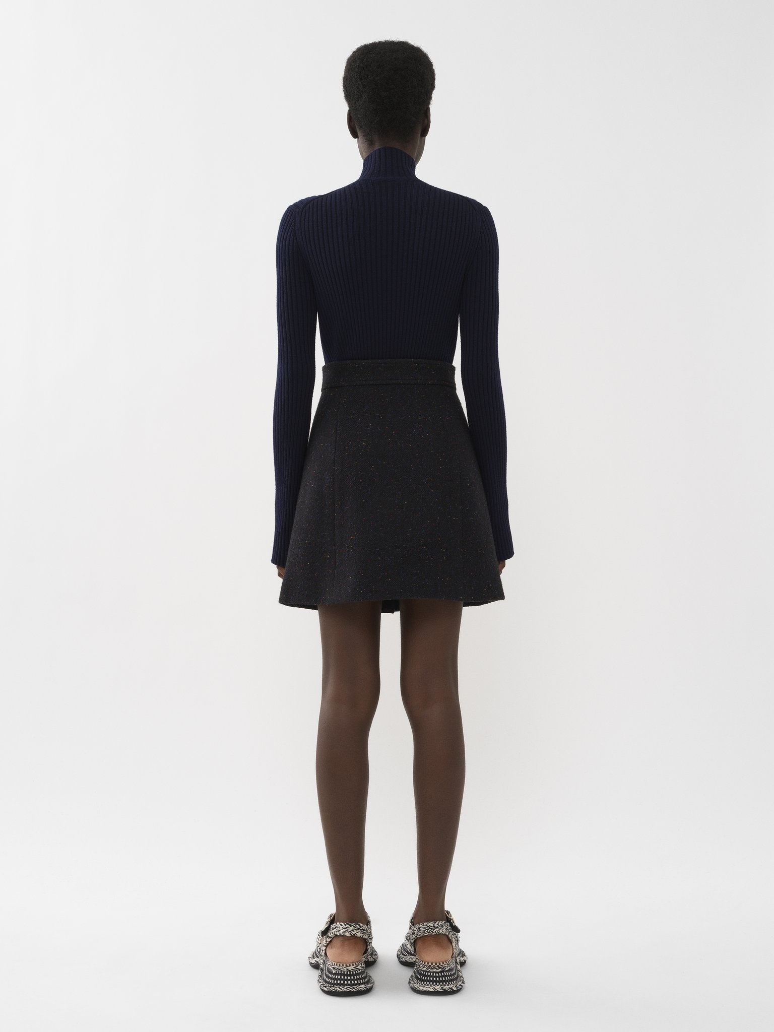 A-LINE MINI SKIRT - 5