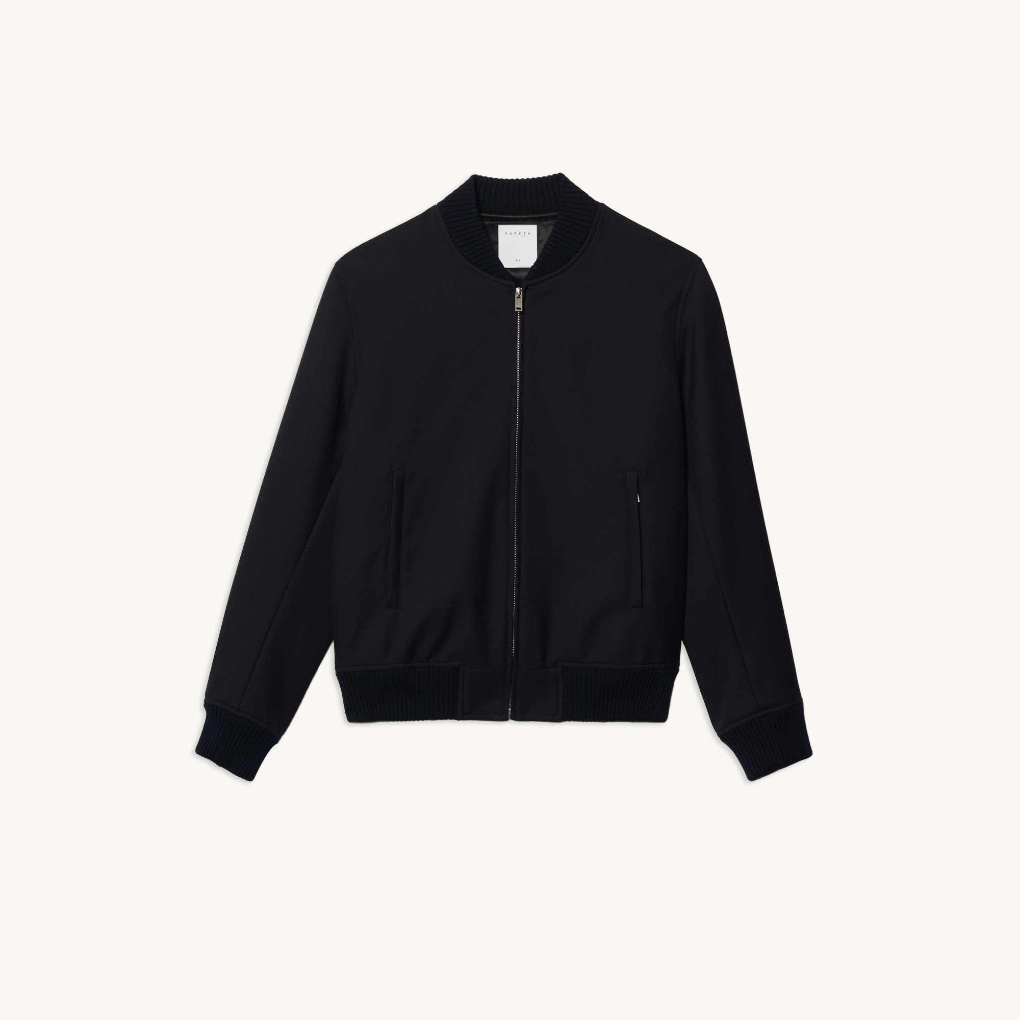 Zipped bomber jacket - 1