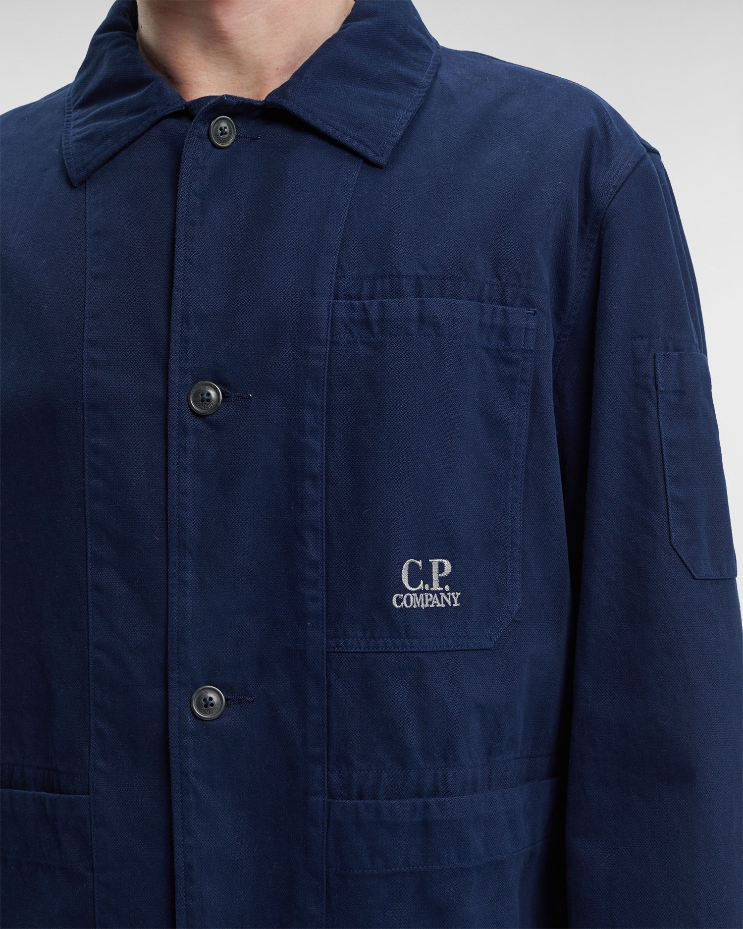 Military Twill Emerized Workwear Shirt - 4