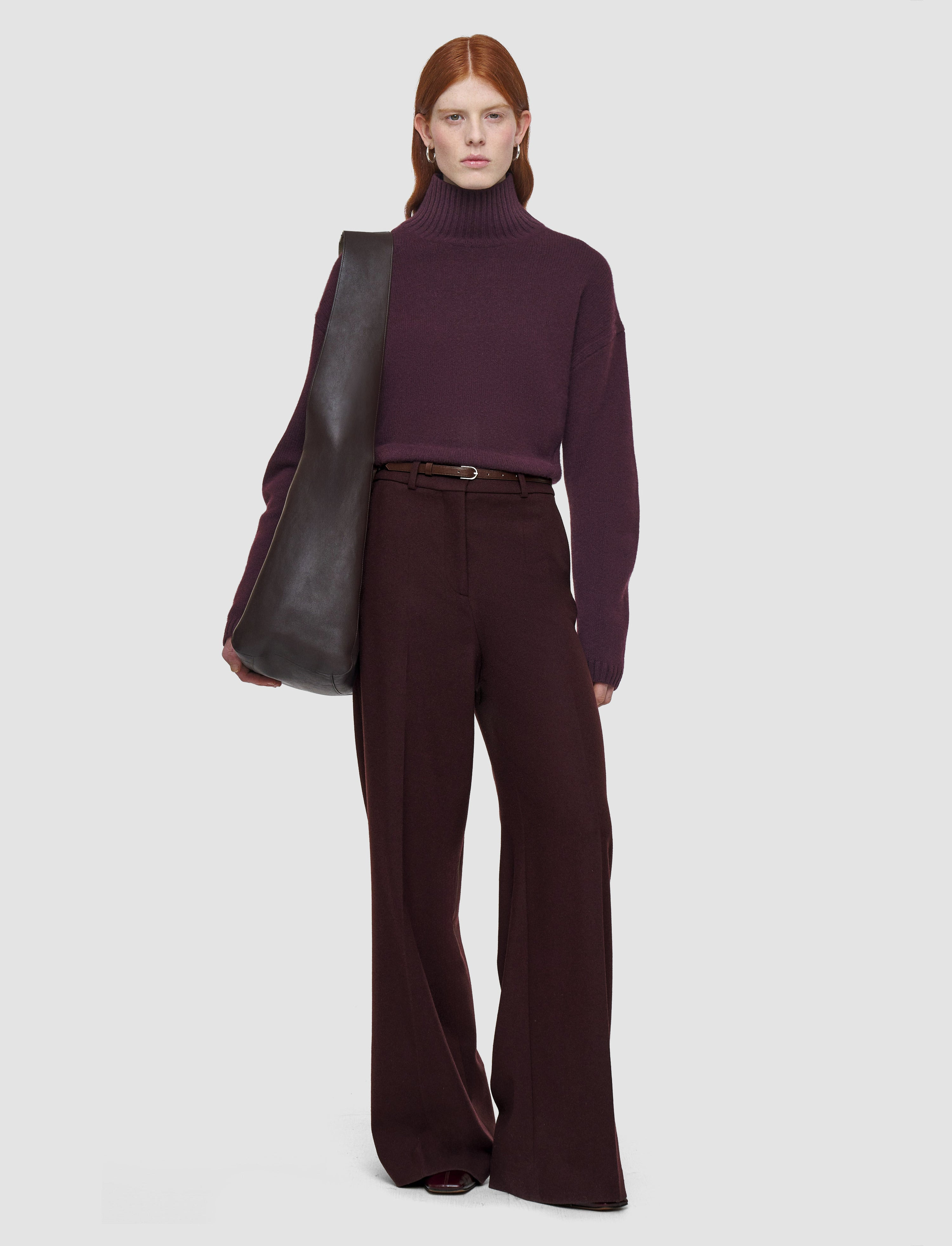 Alana Flannel Wool Trousers - 2