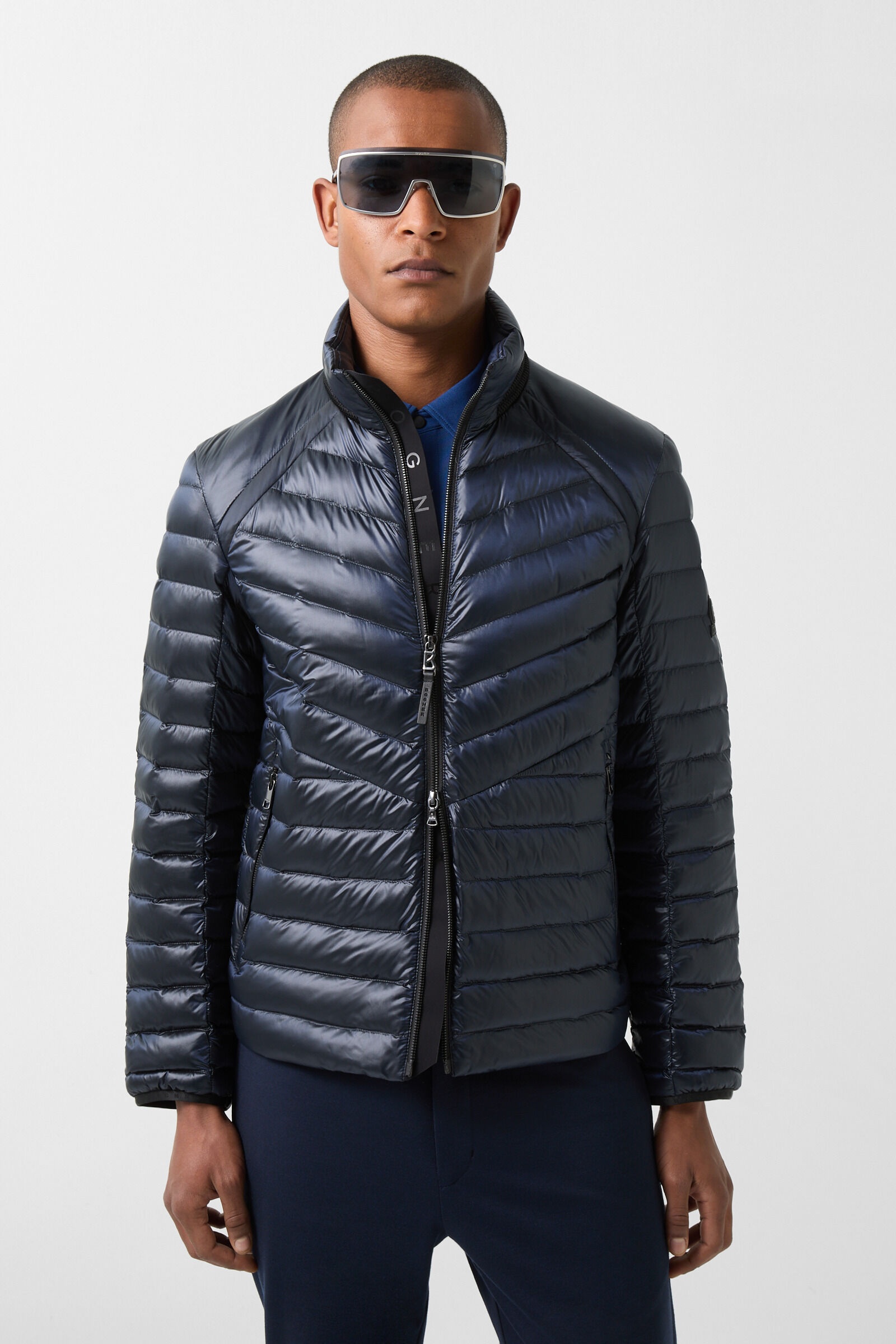 Liman Lightweight down jacket in Navy blue - 2