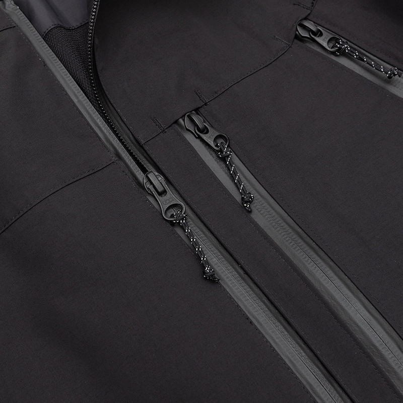 TRIPLE LAYER NYLON MOTO JACKET 5