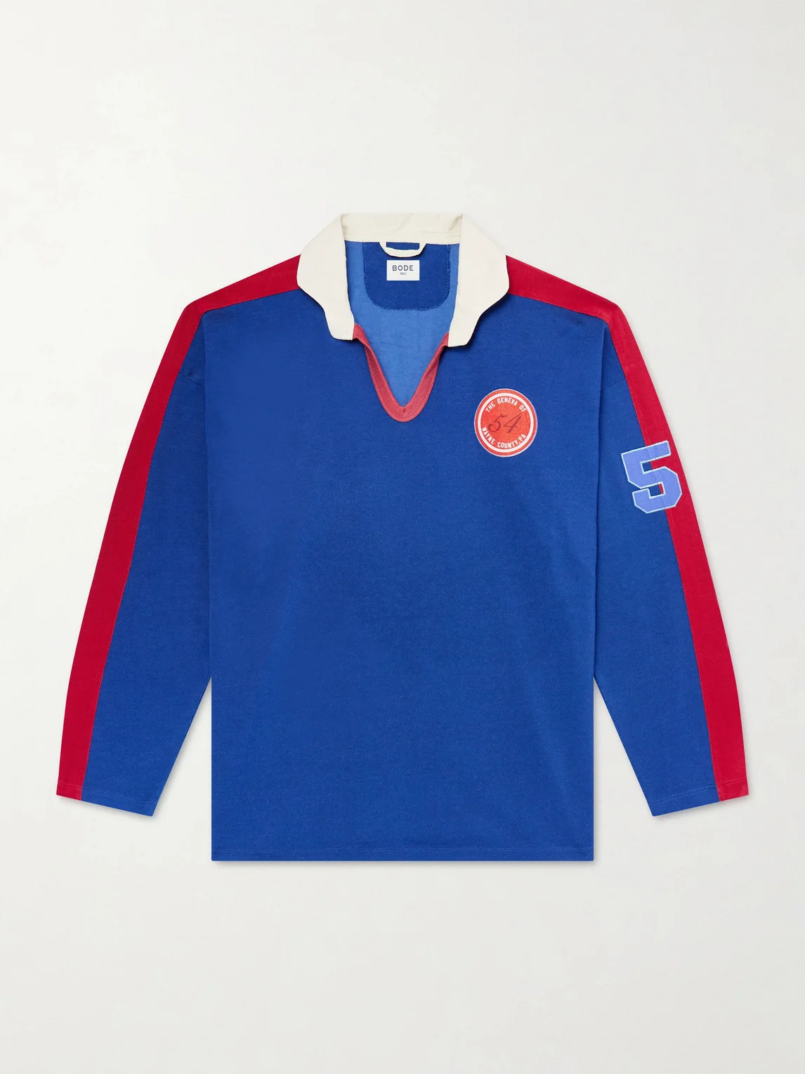Lakewood Appliquéd Jersey Polo Shirt - 1