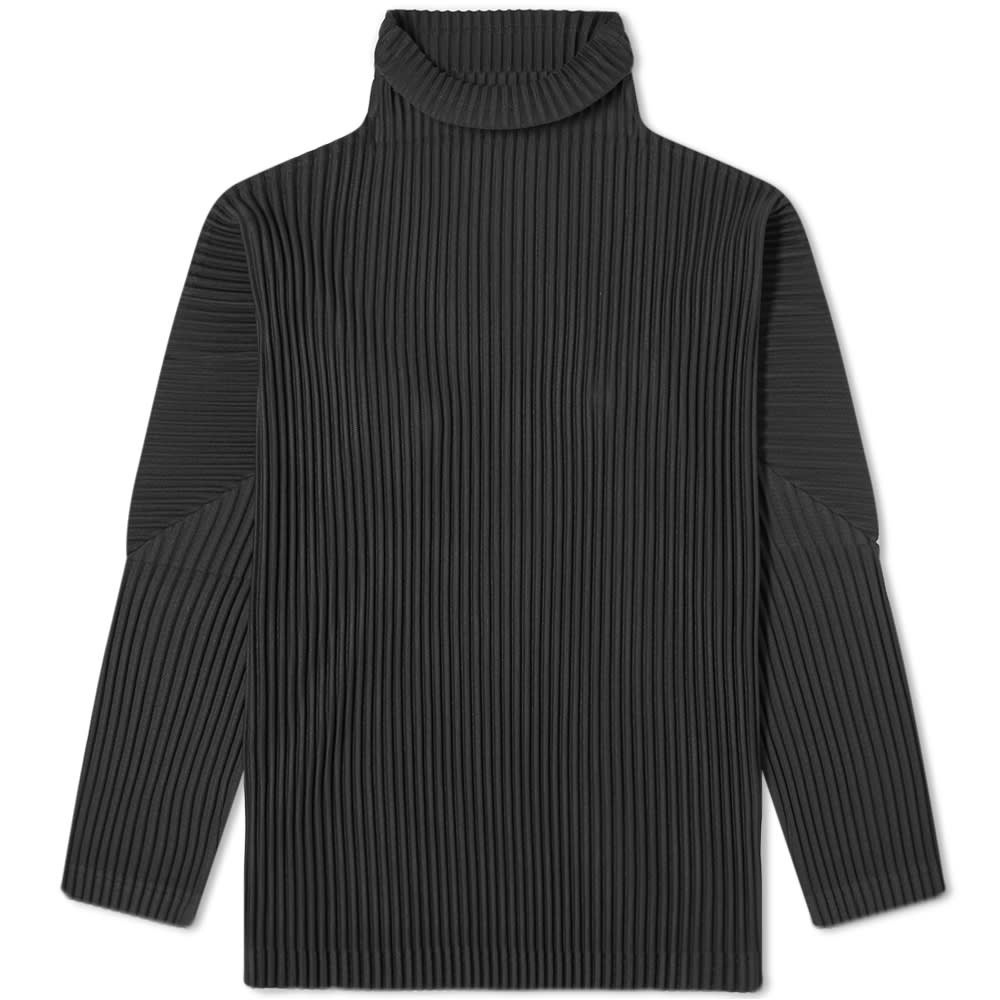 Homme Plissé Issey Miyake Pleated Roll Neck - 1