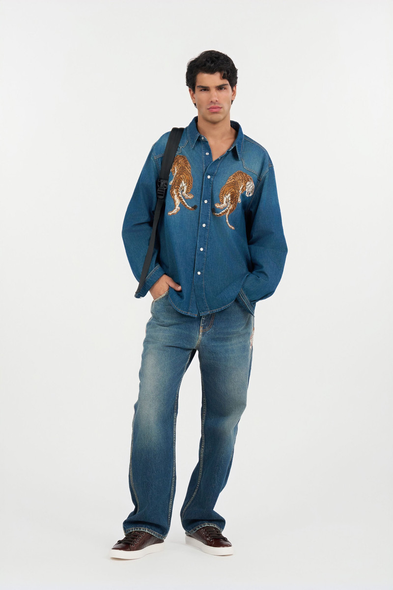 Roberto Cavalli Washed Denim Jeans outlook