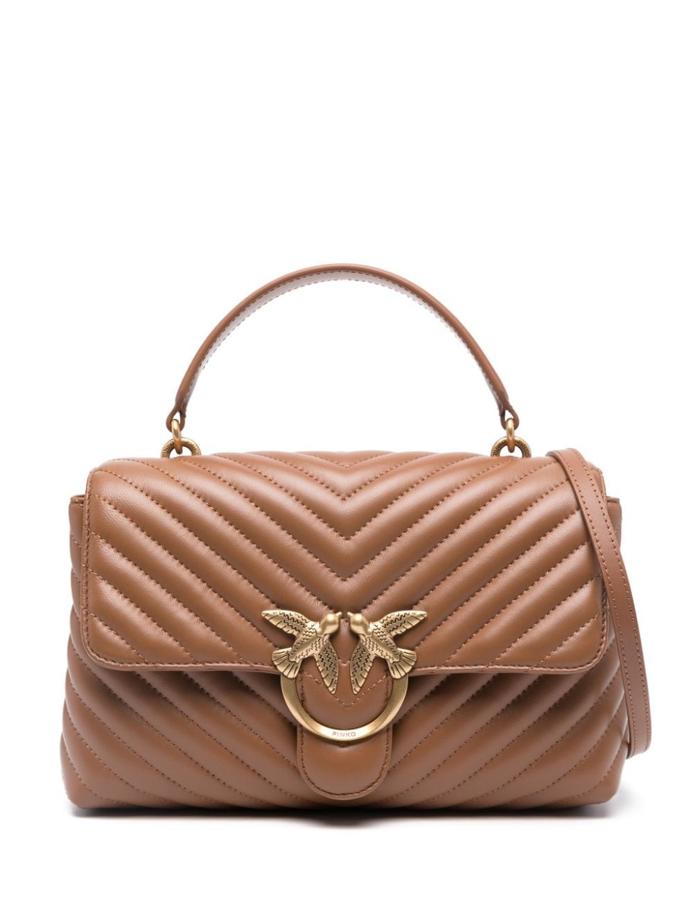 Love One quilted shoulder bag - 1
