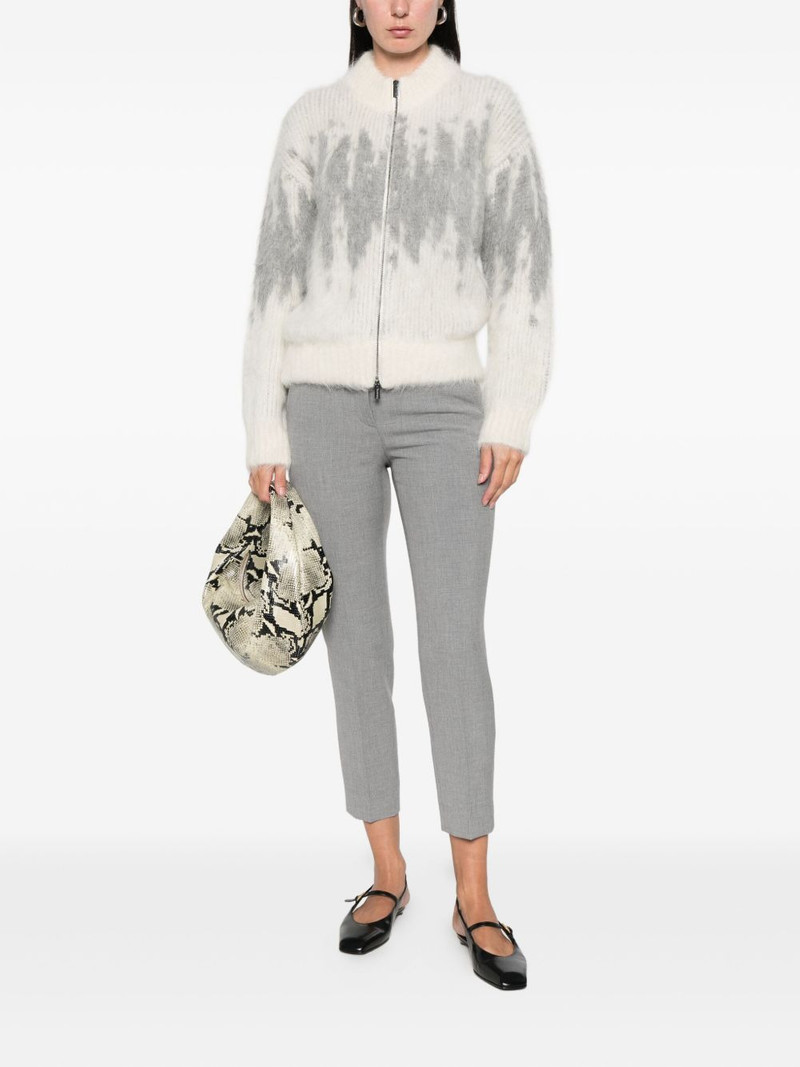 PESERICO zip pattern cardigan outlook