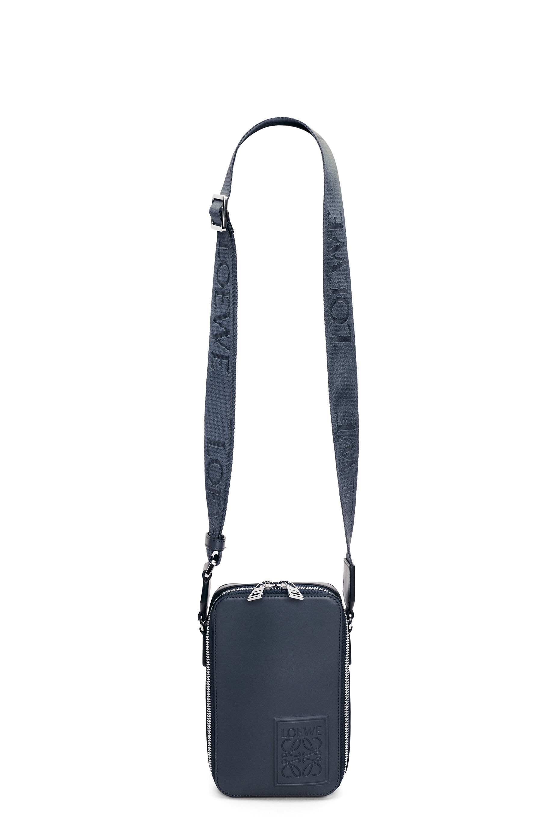 Vertical Crossbody Pocket in satin calfskin - 4