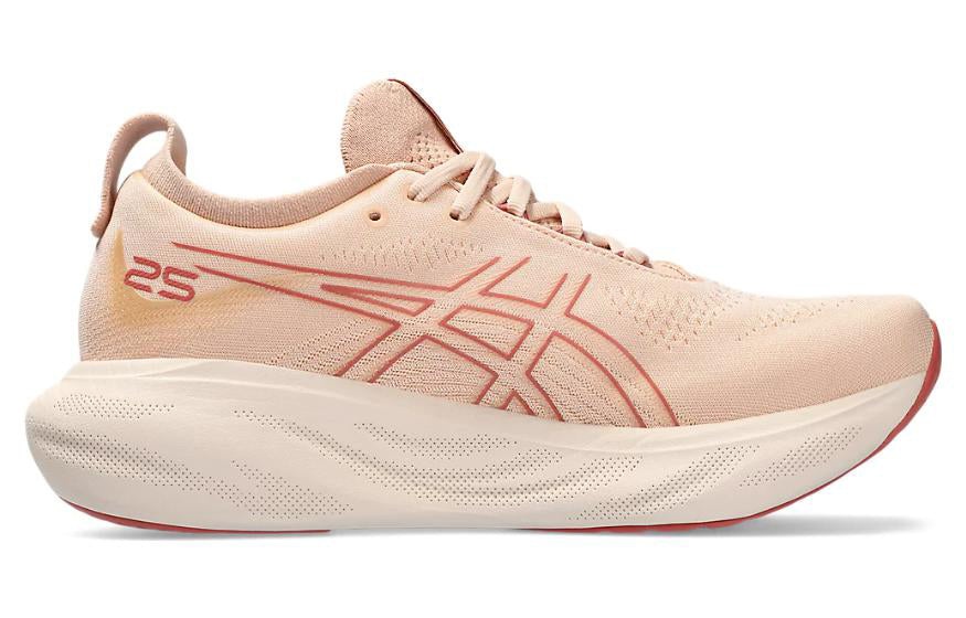 (WMNS) ASICS Gel Nimbus 25 'Pale Apricot Light Garnet' 1012B356-702 - 2