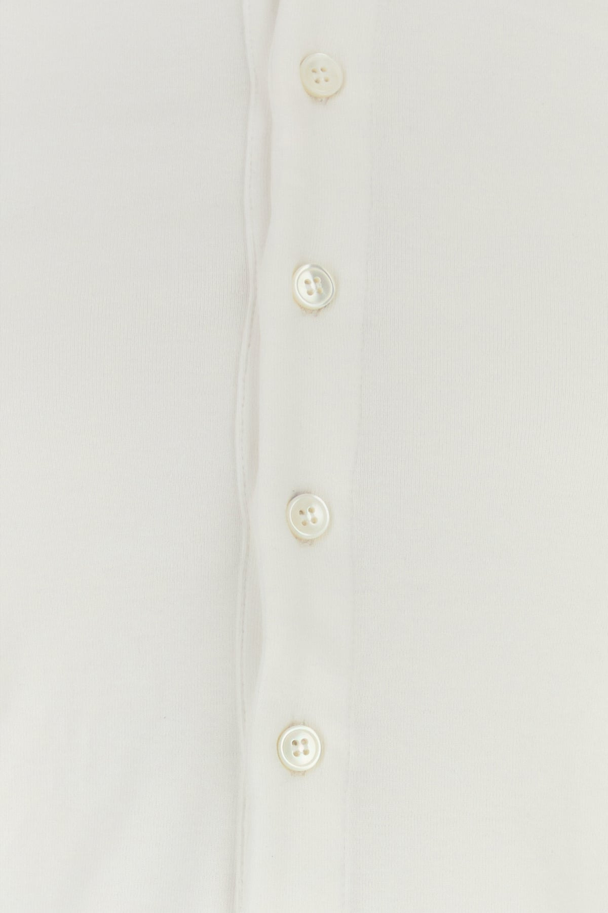 White stretch cotton t-shirt - 3