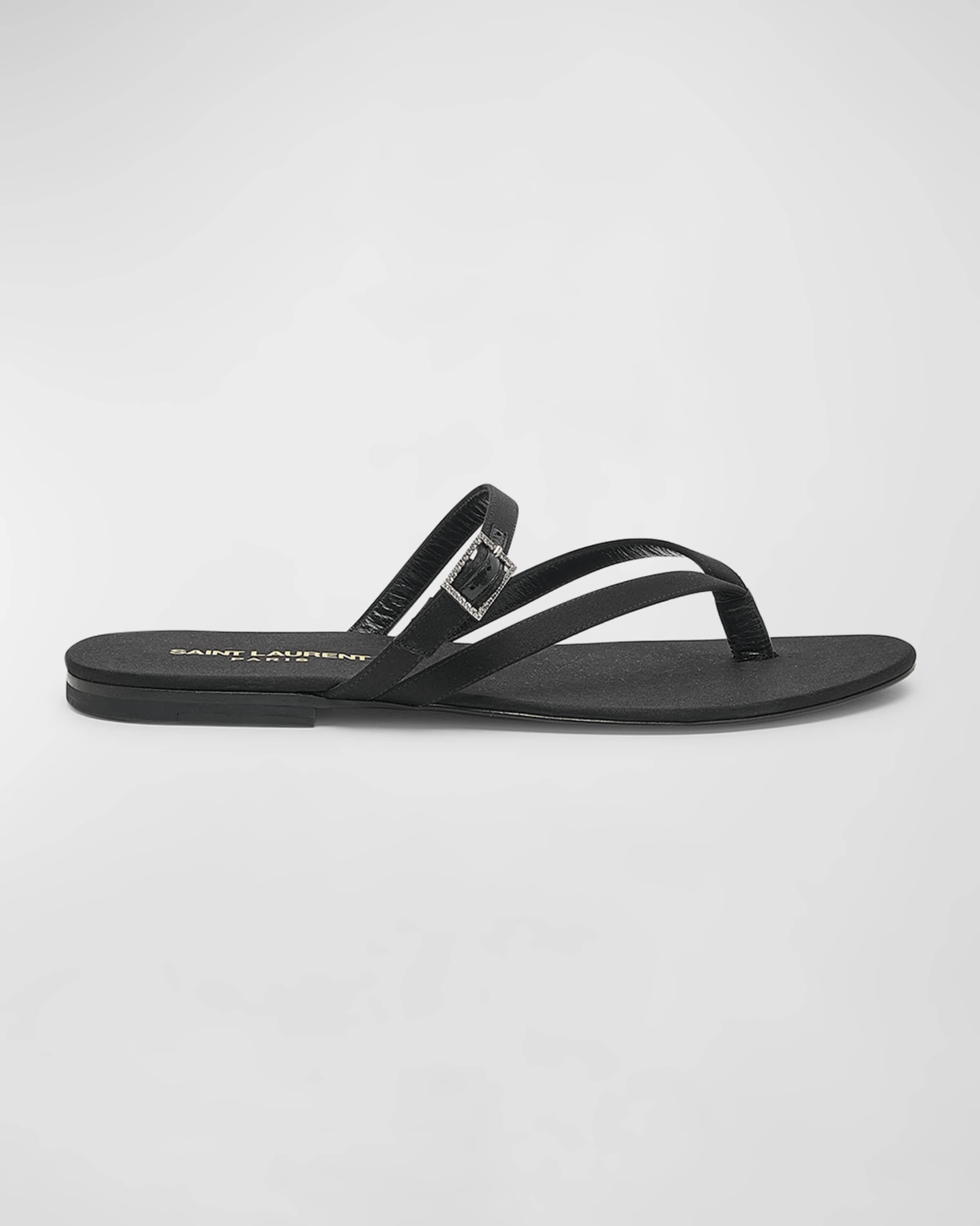 【関送込】SAINT LAURENT◆SILK SANDALS 0400018324214_NERO?wid=600&hei