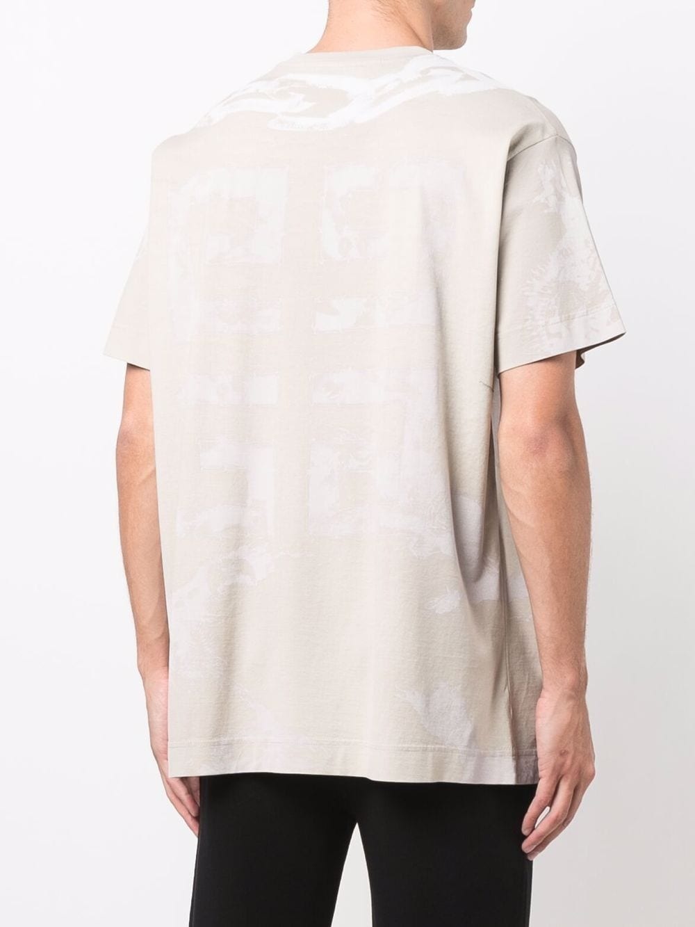 chain-link print logo T-shirt - 4