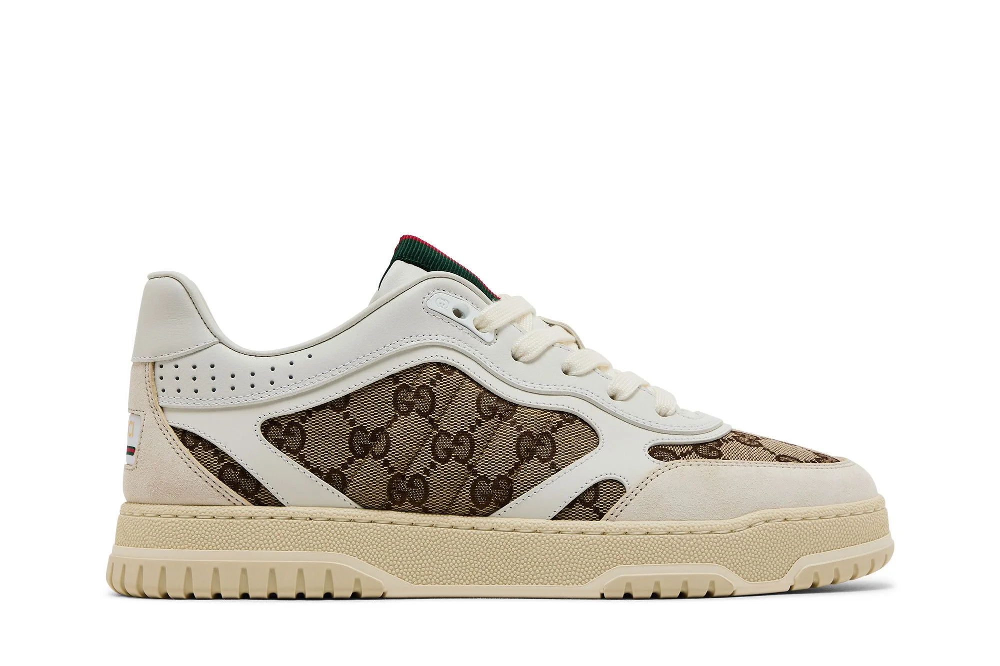 Gucci Re-Web Sneaker 'GG Canvas - White Beige' - 1