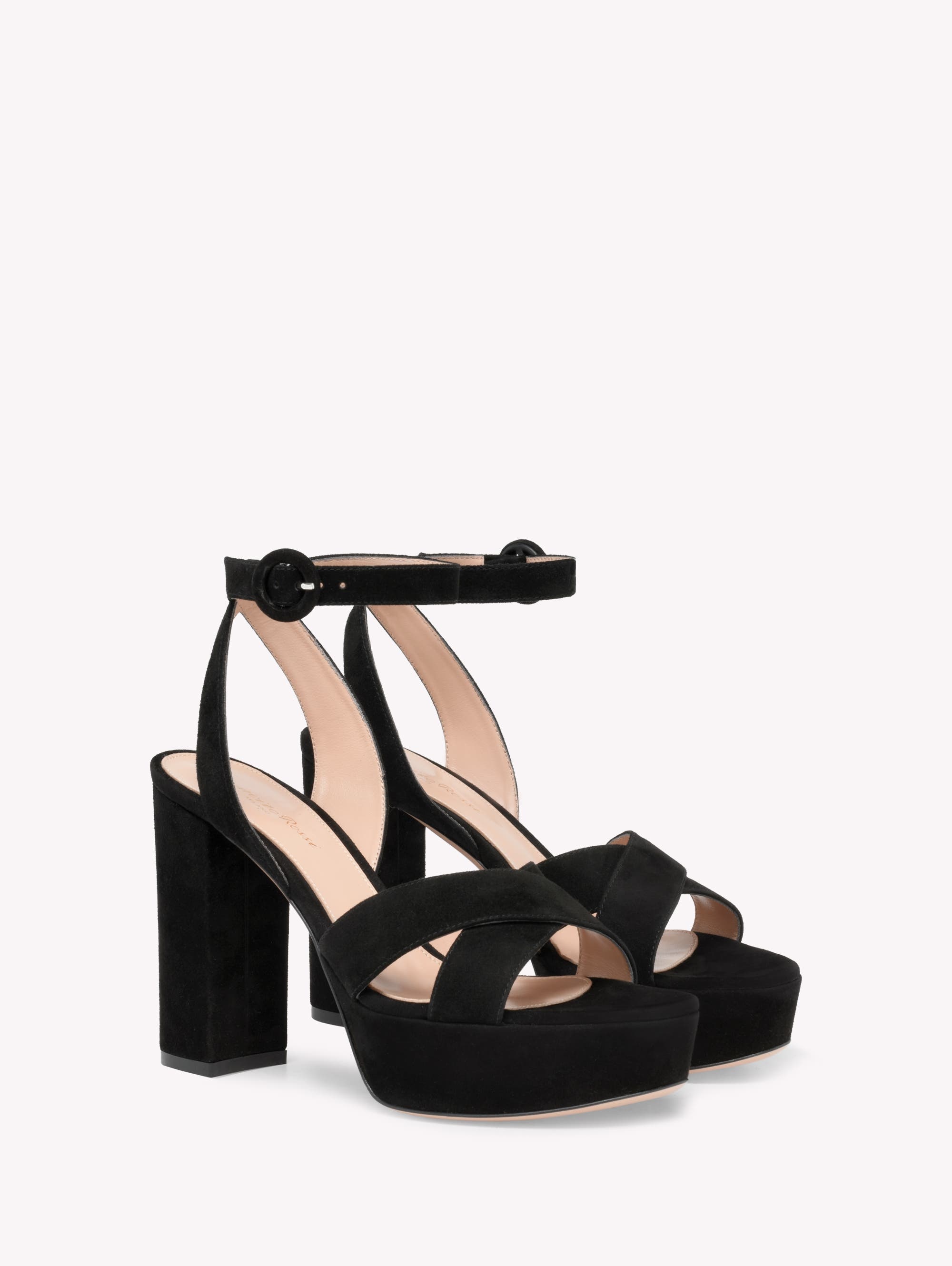 Gianvito Rossi Sabrina Sandals in Black at Nordstrom - 2