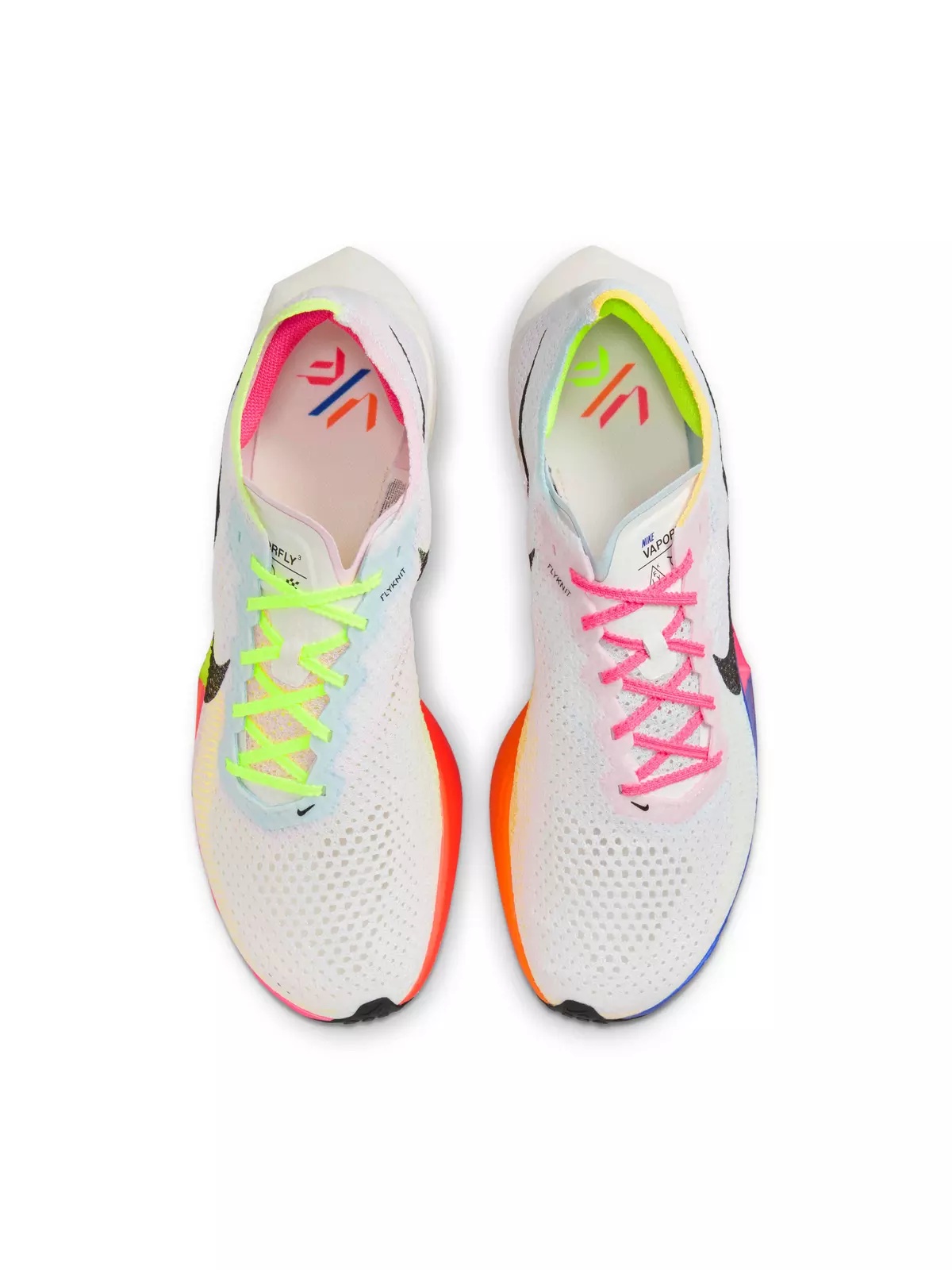 Vaporfly 3 "Multi-Color/Volt/Hyper Pink/Black" Men's Running Shoe - 4