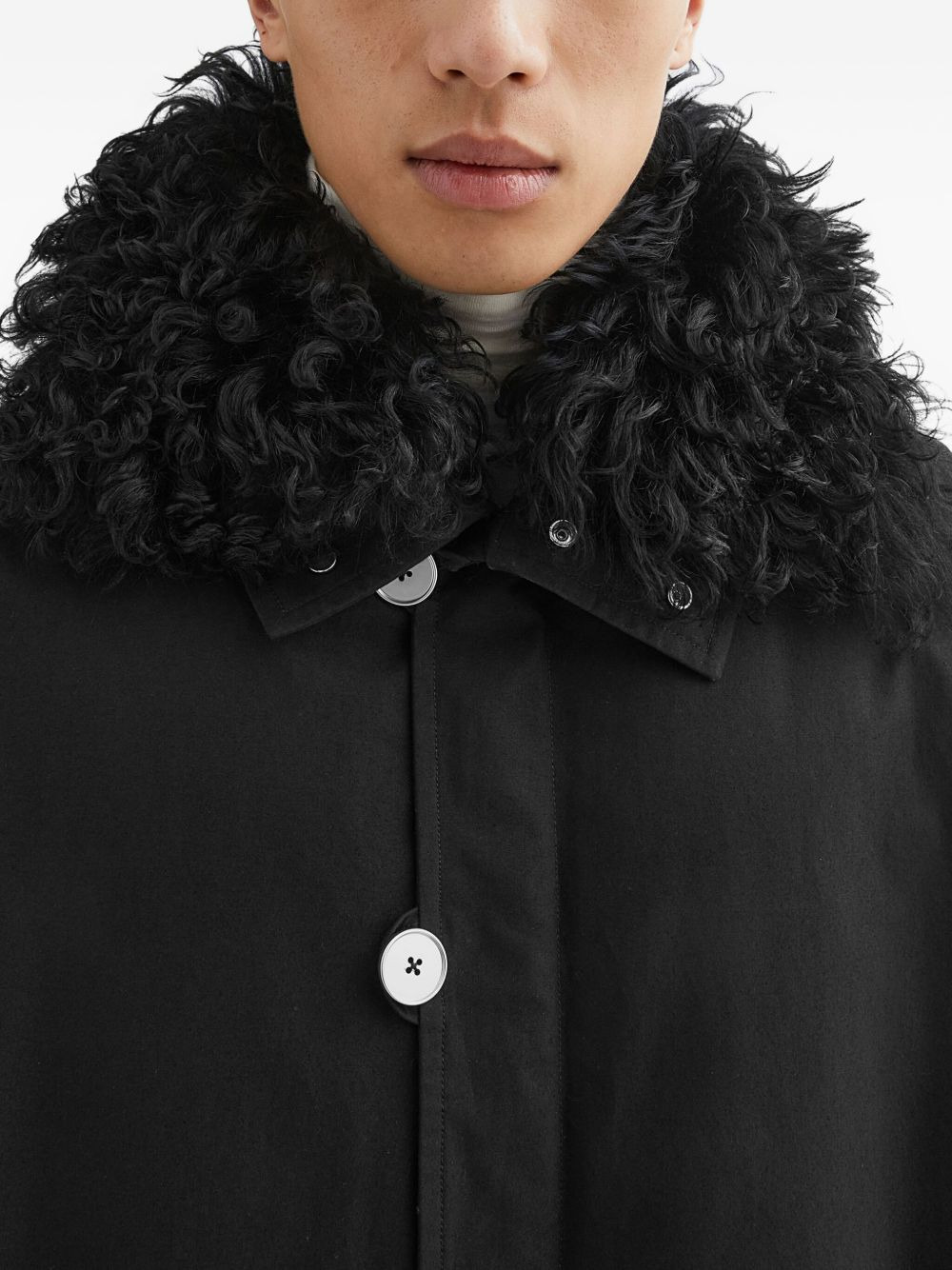 cotton parka coat - 5