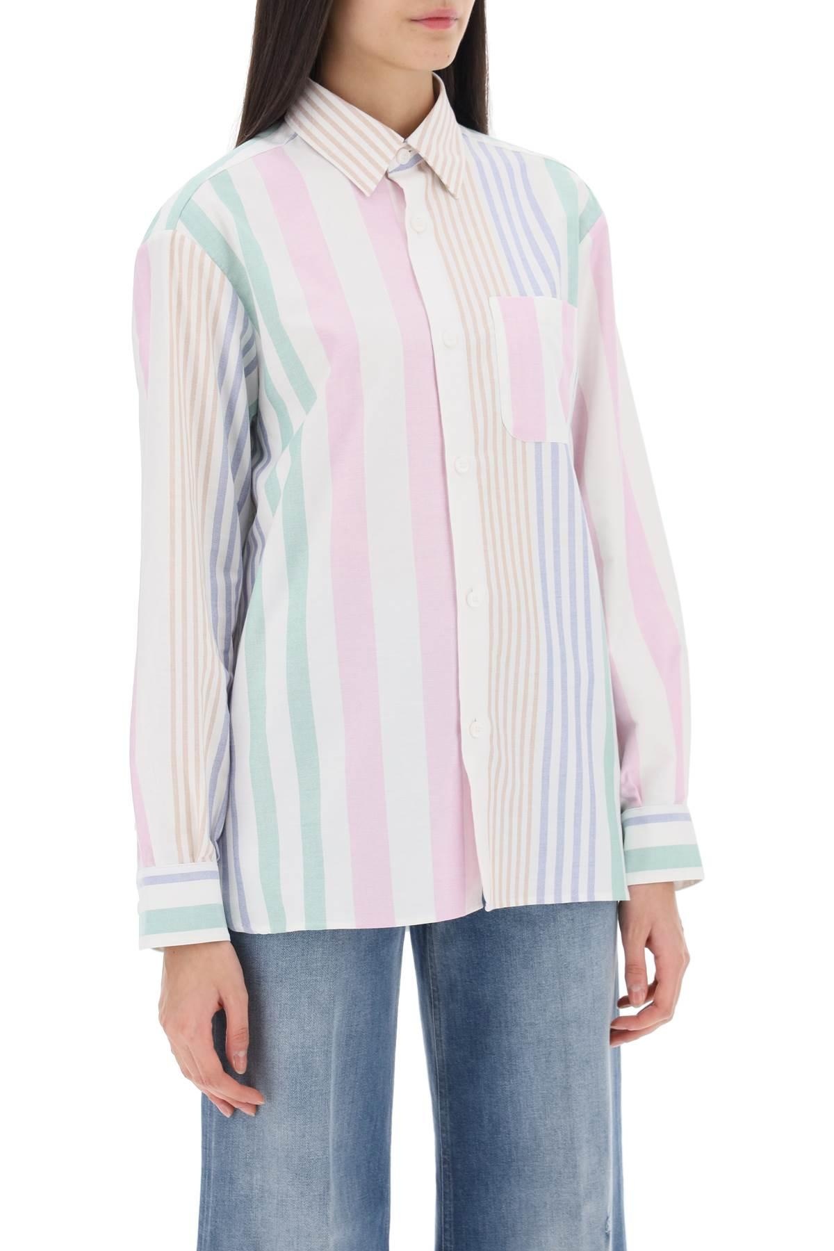 SELA STRIPED OXFORD SHIRT - 3