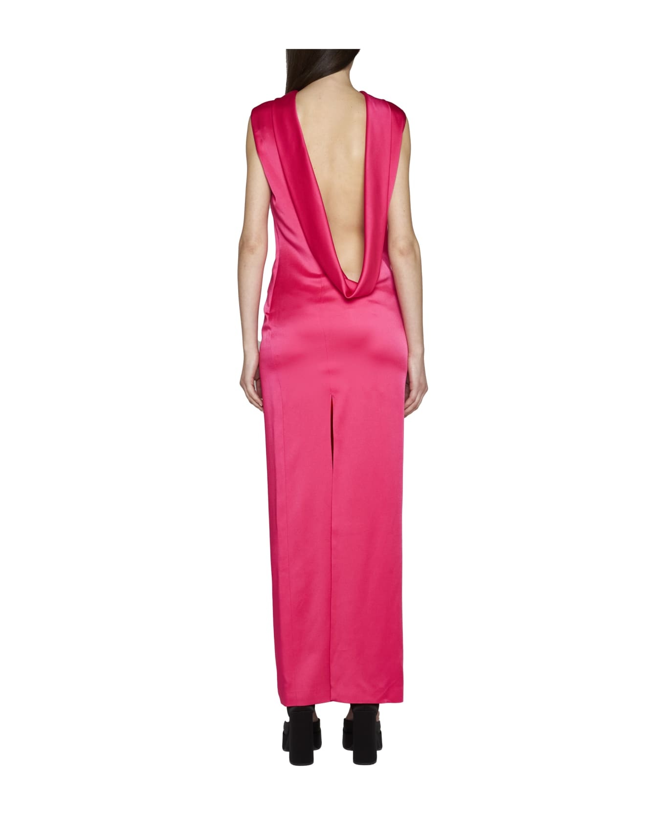 Draped Sheath Dress - 3