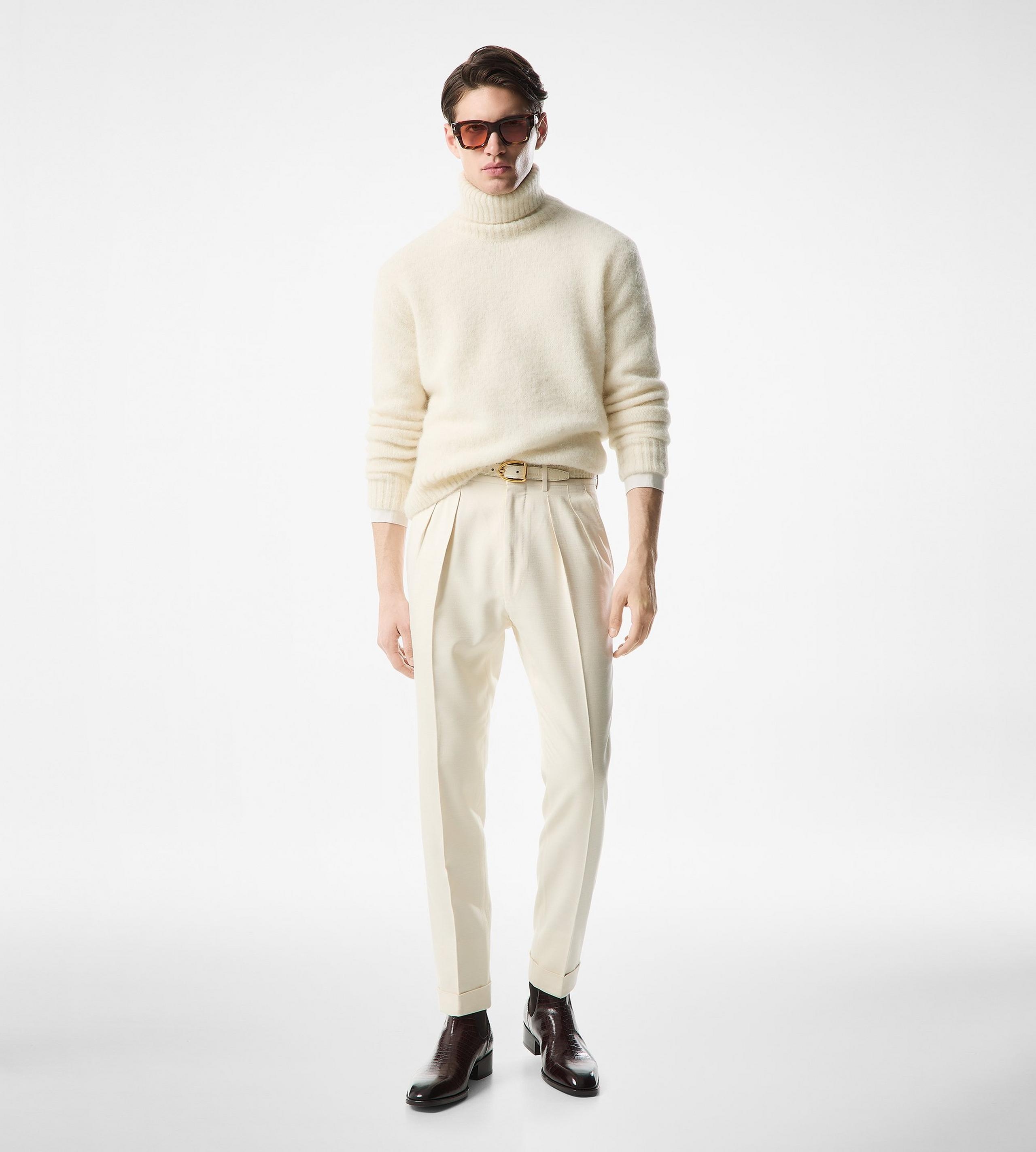 【送料&関税込】Tom Ford Ivory Alpaca Blend Sweater TOM FORD Ivory alpaca blend sweater | gebnegozionline