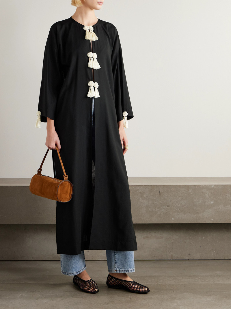 BODE Tasseled Wool Maxi Dress outlook