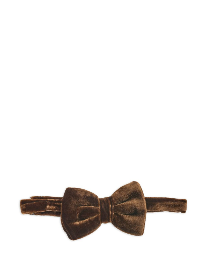 velvet texture bow tie 1