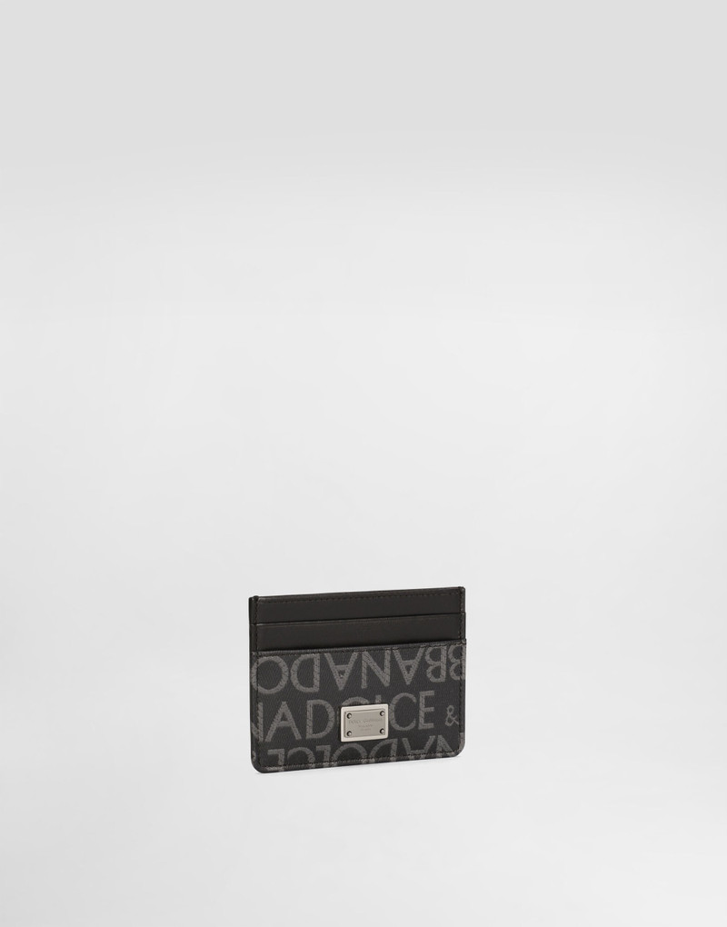 Dolce & Gabbana Coated jacquard card holder outlook