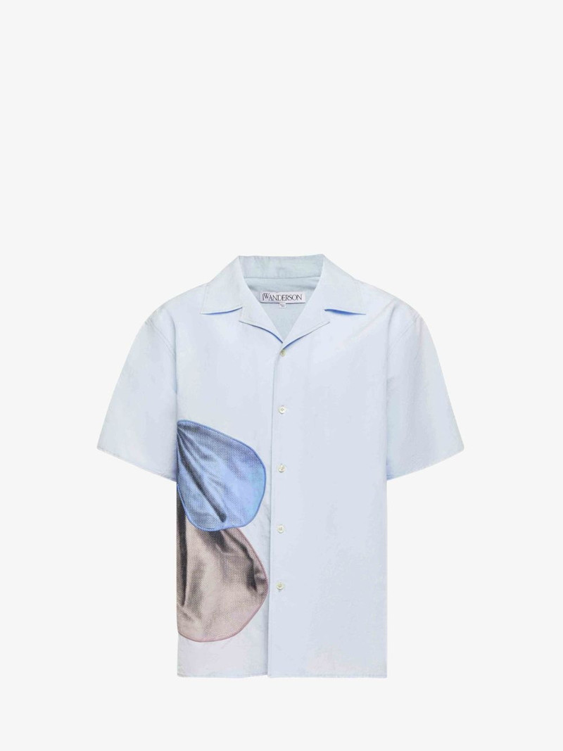 BALLOON' EMBROIDERY SHORT SLEEVE SHIRT - 1