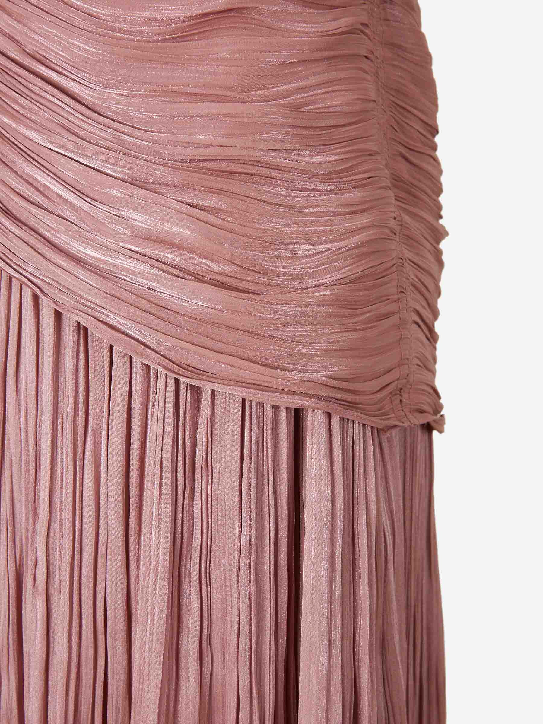 MAXI DRAPED DRESS - 4