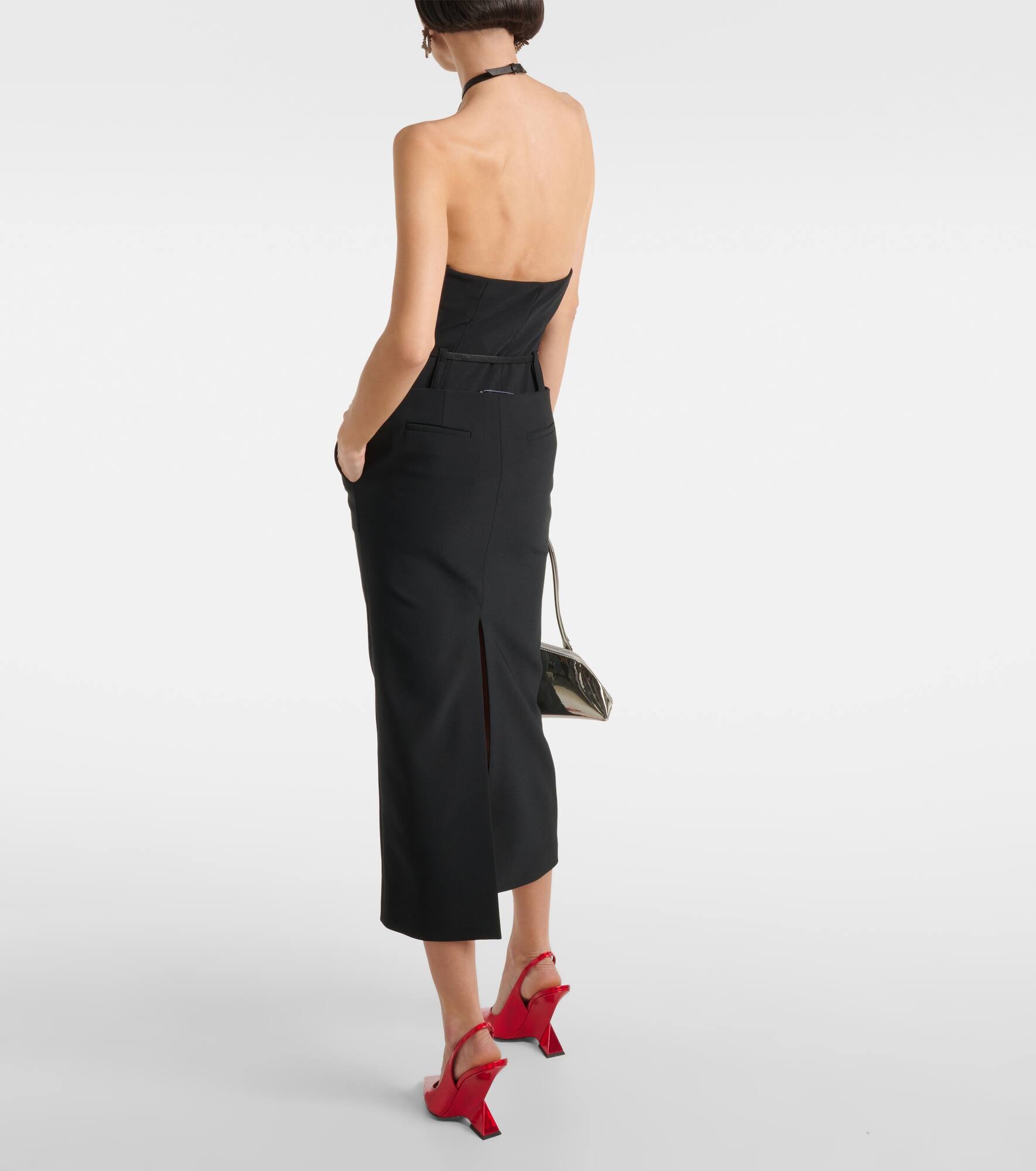 Cutout midi skirt - 3
