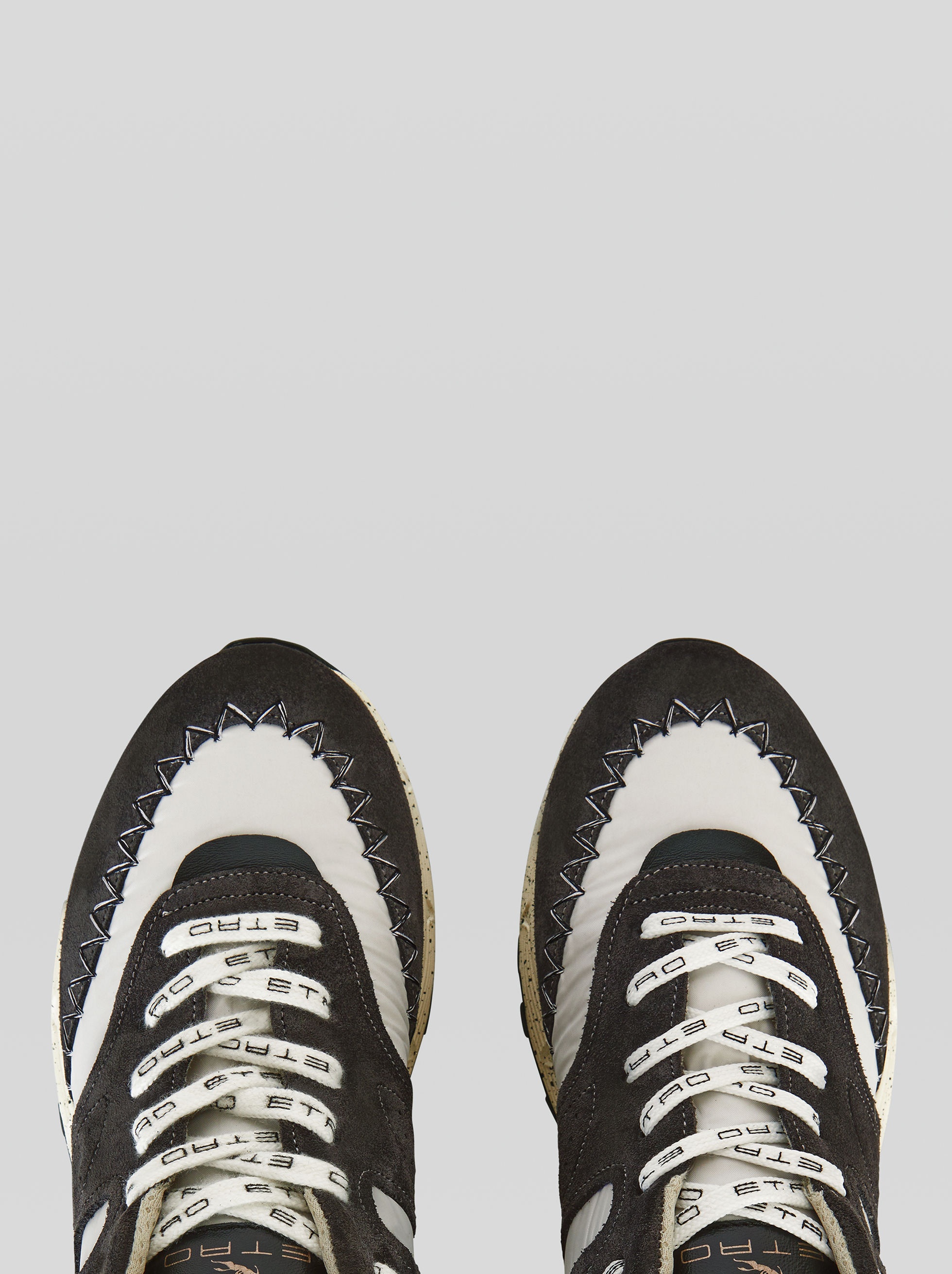 EARTHBEAT SNEAKERS IN LEATHER AND FABRIC - 2